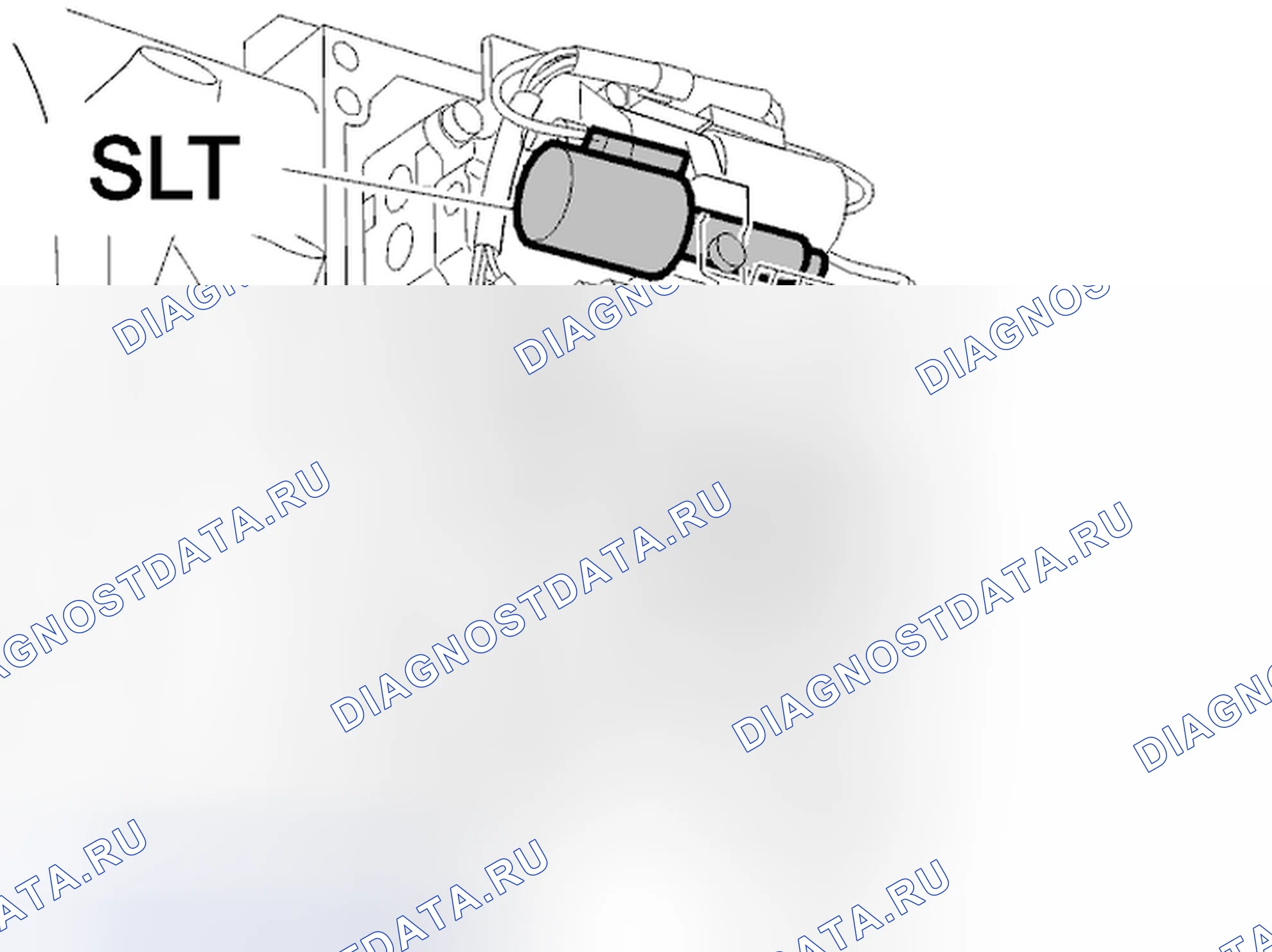 Рис. 489: Соленоид линейного давления, ТА. Volvo S60 I