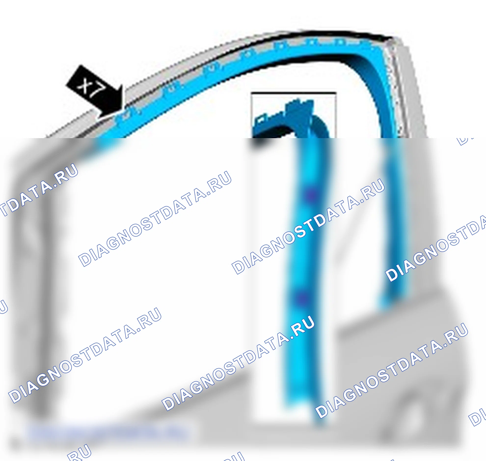 Разборка и сборка передней двери. Ford Grand C-MAX II