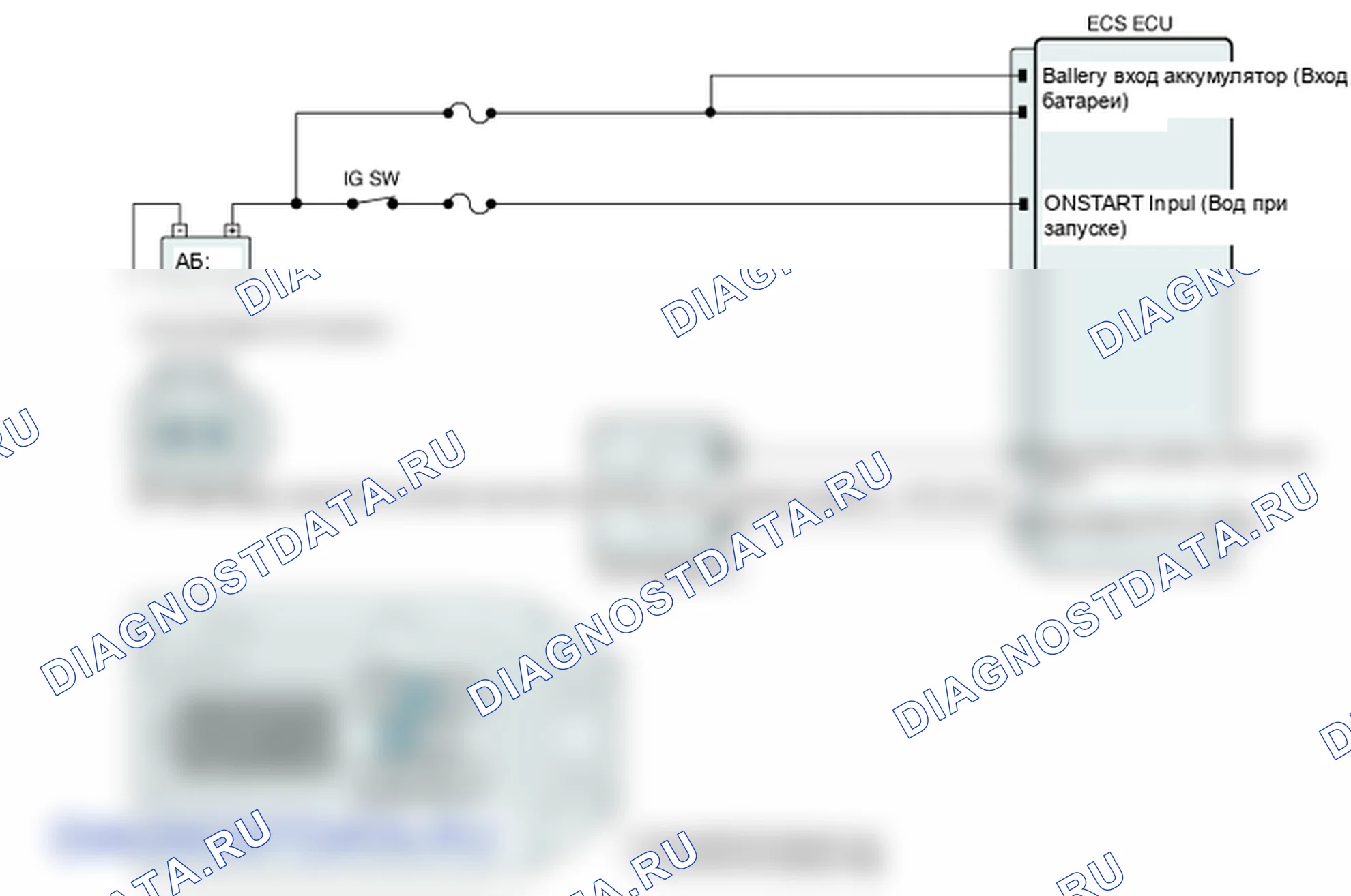 Диагностическая схема — C2203 Отказ привода CDC - FL. Hyundai Genesis BH