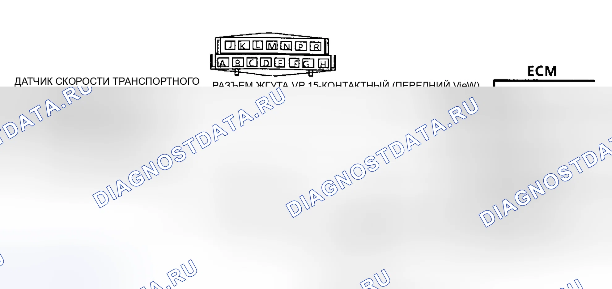 Рис. 206: КОД 24, ДАТЧИК СКОРОСТИ АВТОМОБИЛЯ (ГЕНЕРАТОР PM) - 2,0 Л (VIN M) PFI. Buick Electra Park Avenue Ultra transition