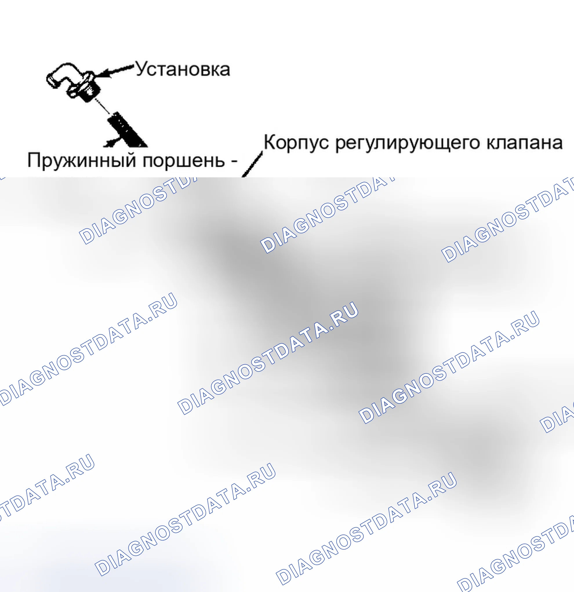 Рис. 4: Покомпонентный вид корпуса клапана. Dodge Diplomat I