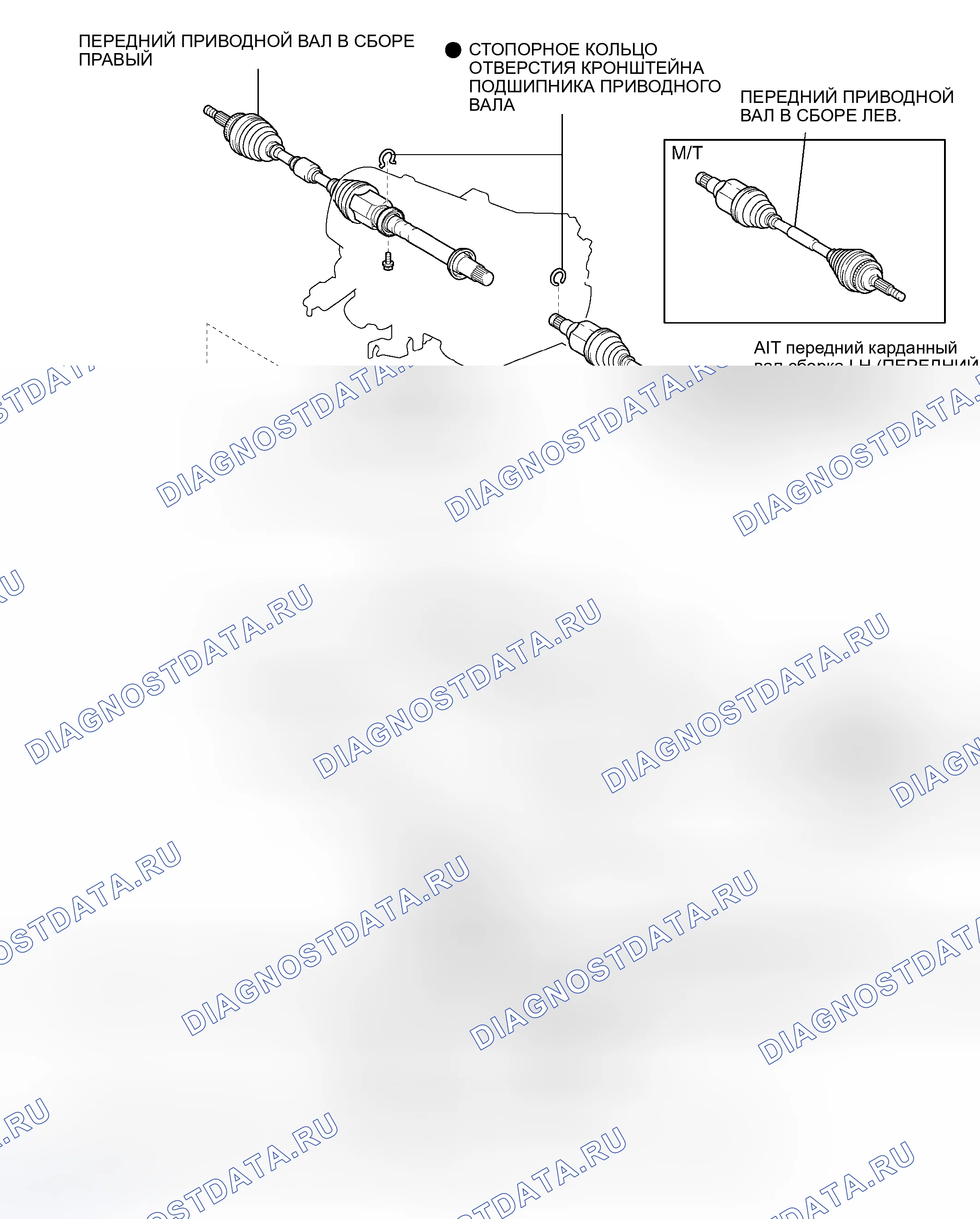 Рис. 1: КОМПОНЕНТЫ. Toyota Camry Solara II