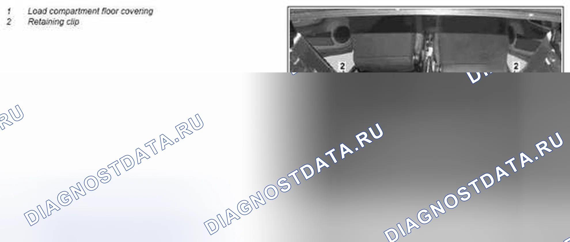 Рис. 38: Снять / установить покрытие пола багажного отделения - AR68.20-P-xtigx1 4810MCU. Kia Soul I