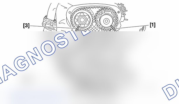 Проверка: фиксация механизма газораспределения — b1bp2c7d. Citroen C5 I