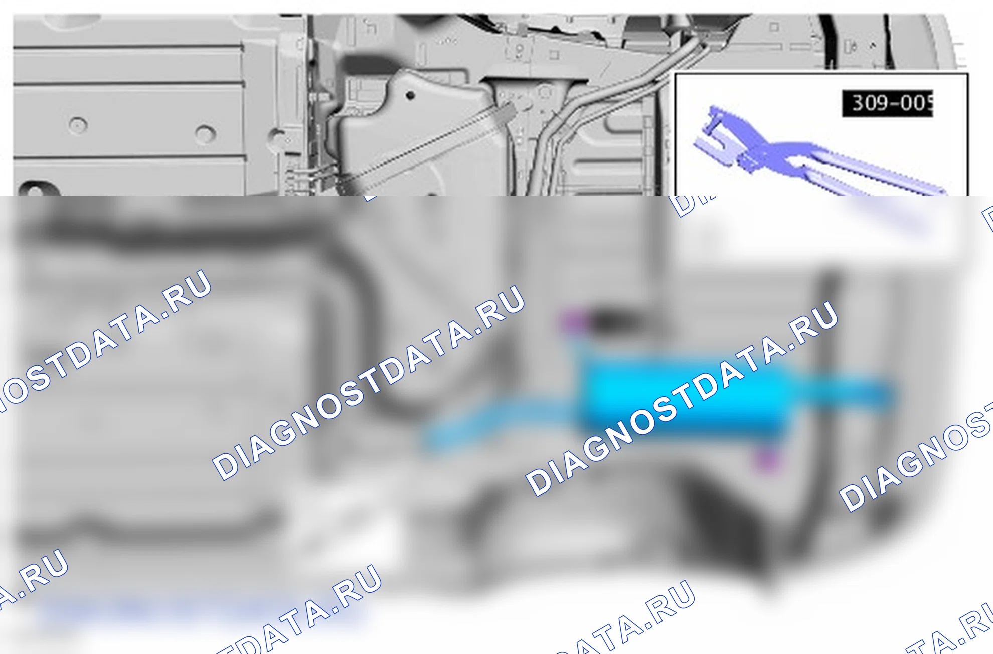 Как снять и установить задний глушитель. Ford Tourneo Courier I