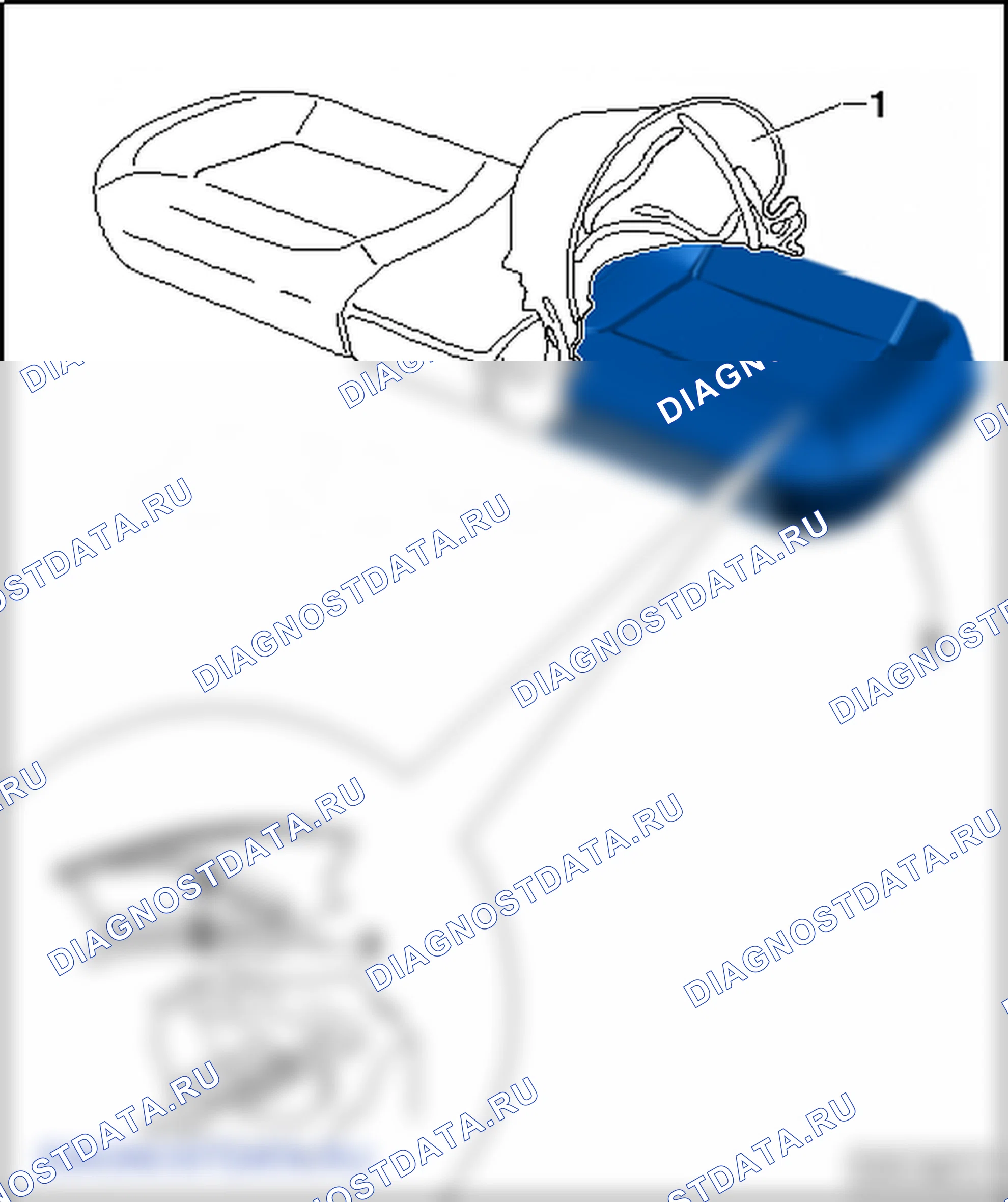Обивка и наполнитель заднего сиденья. SEAT Toledo Iv