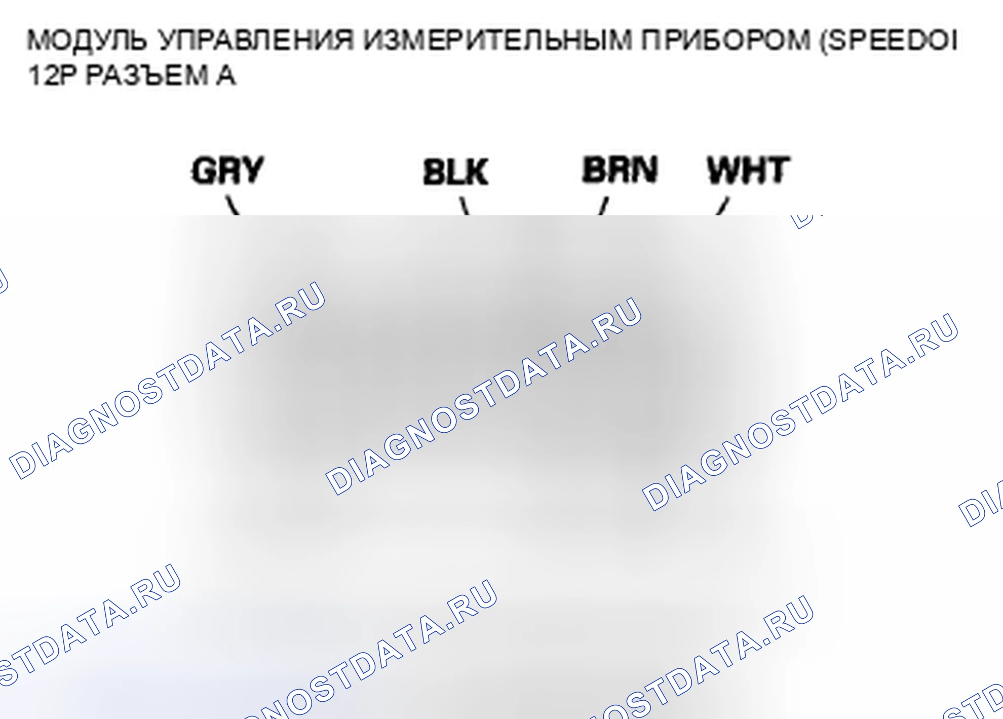 Рис. 7: Входной тест модуля управления манометром (Speedo). Acura CSX I