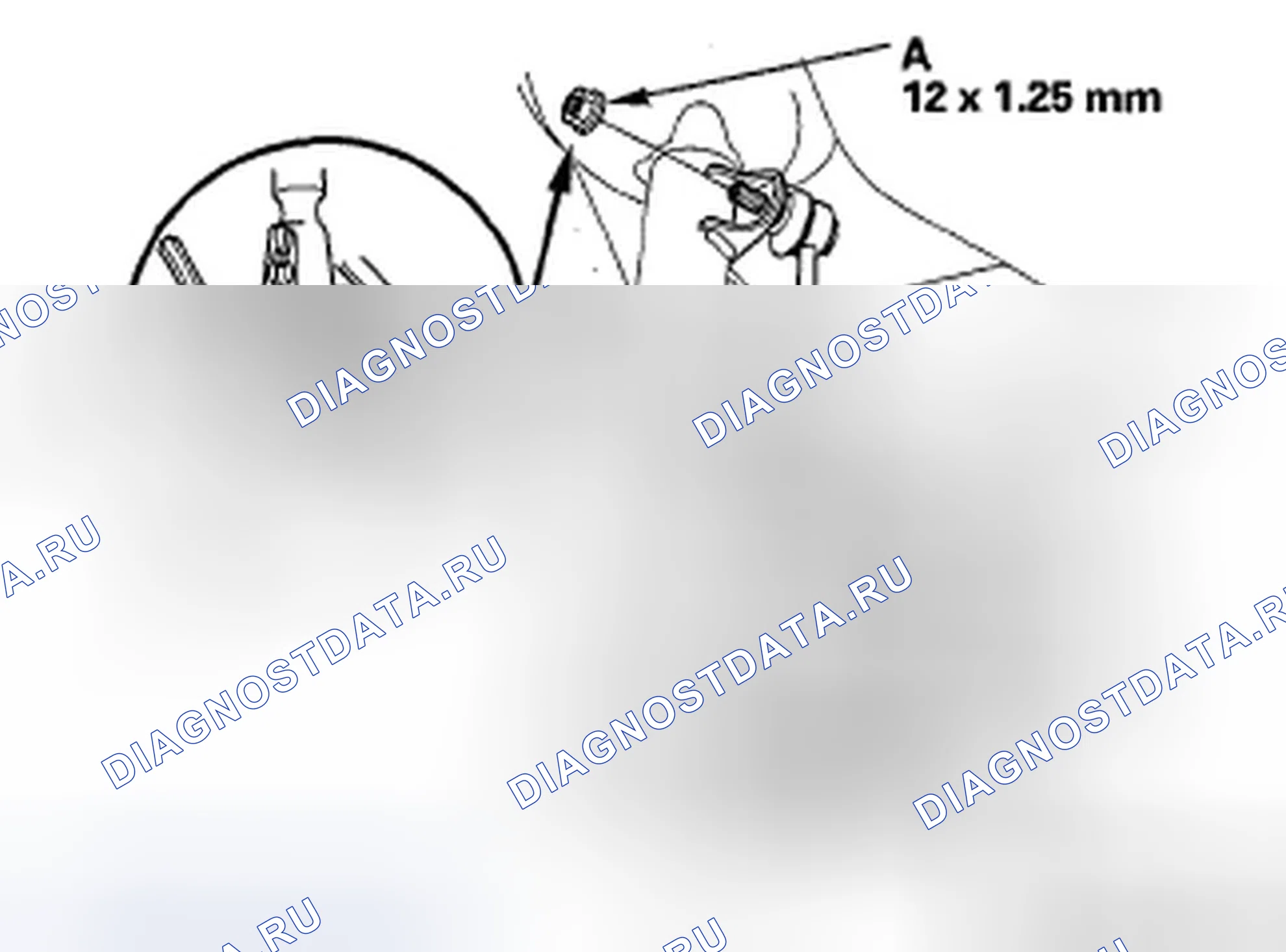 Рис. 18: Демонтаж/монтаж звена стабилизатора. Honda Odyssey IV