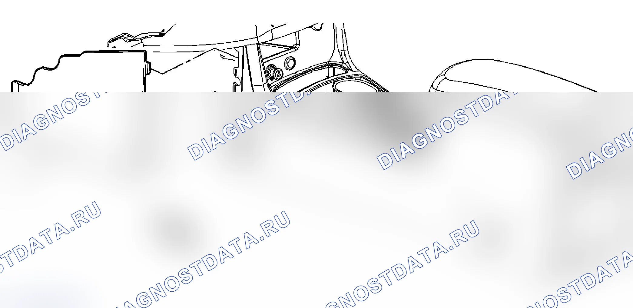 Рис. 9: Замена боковой обивка консоли переднего пола - левая сторона. Pontiac G6 I final