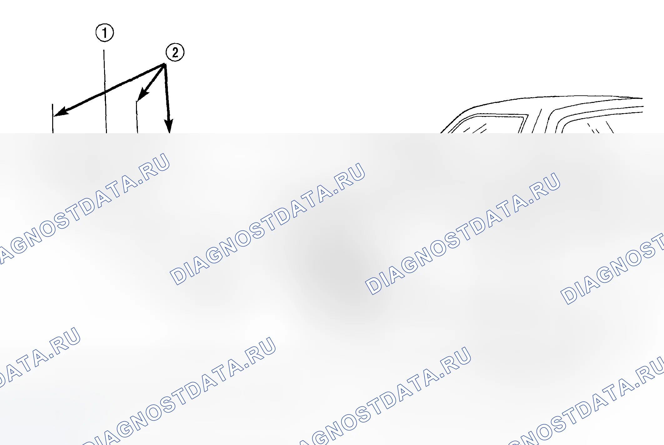 Рис. 2: ЦЕНТРОВКА ФАР. Dodge Pickup R1500 