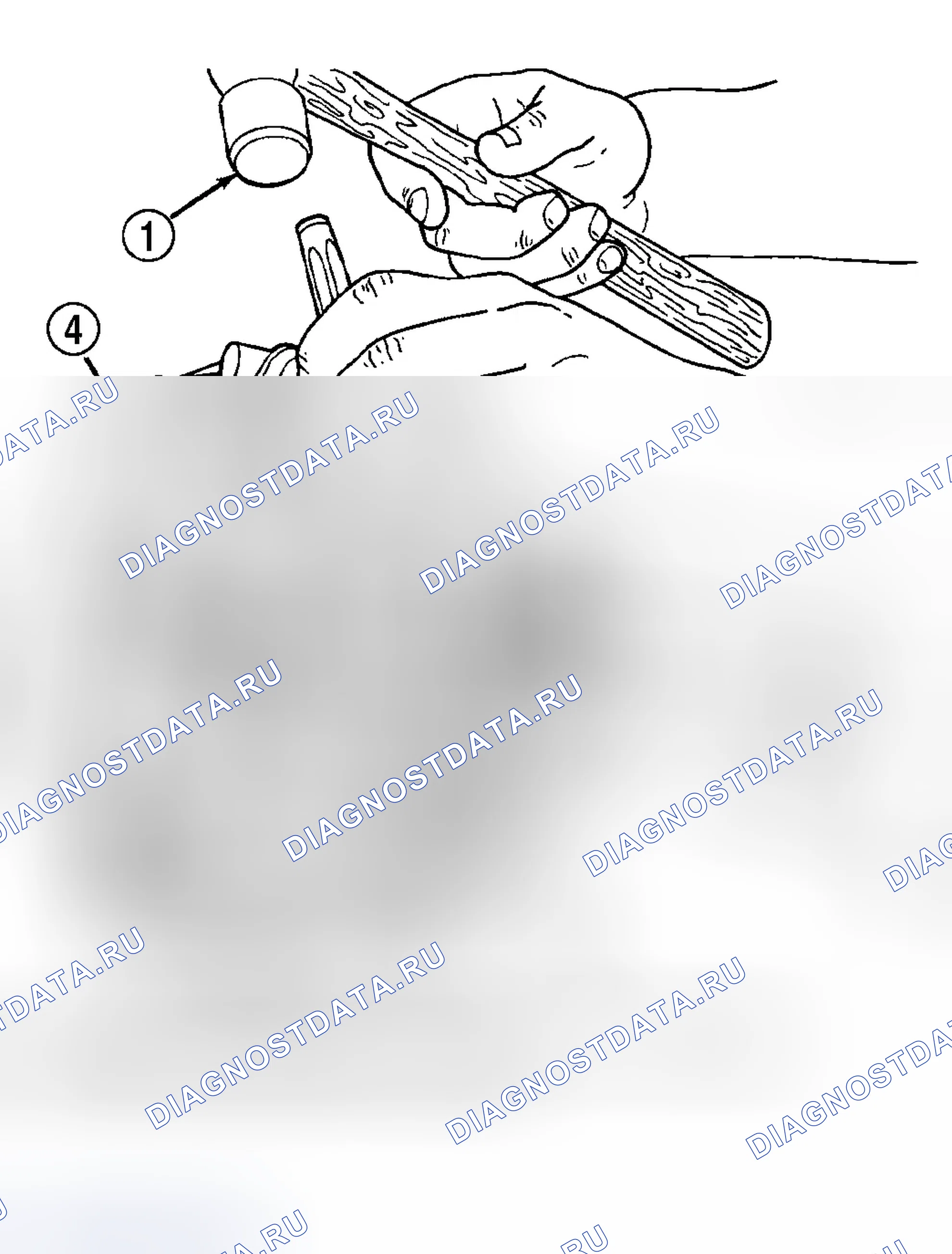 Рис. 13: ДЕМОНТАЖ. Dodge Grand Caravan IV