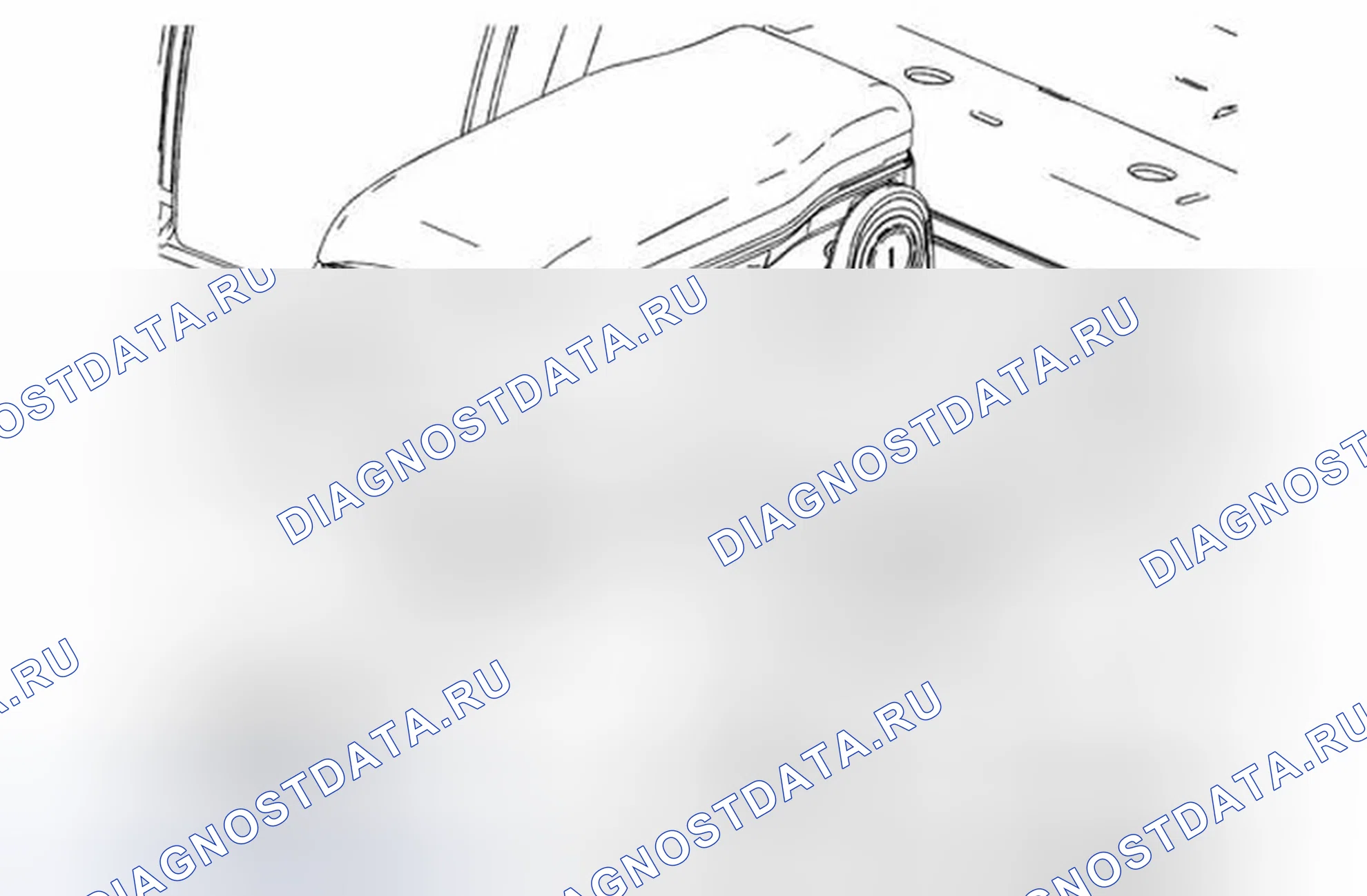 Рис. 4: Замена бокового ремня пряжки по центру переднего сиденья. Chevrolet Impala IX