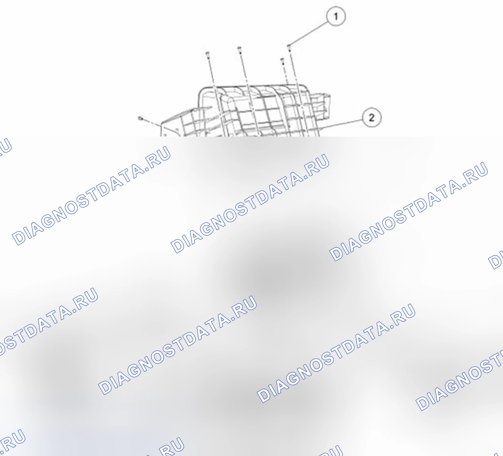 Рис. 206: Воздуховод на входе. Ford Edge I рестайлинг