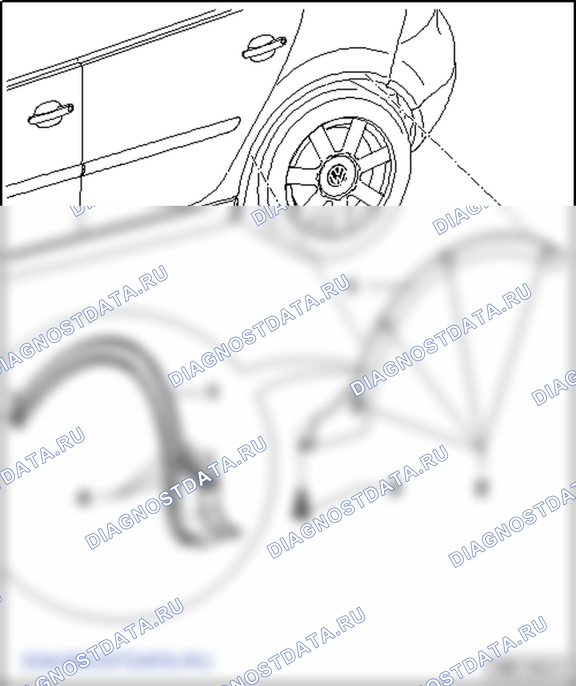 Заказные навесные детали. Volkswagen Golf Plus I