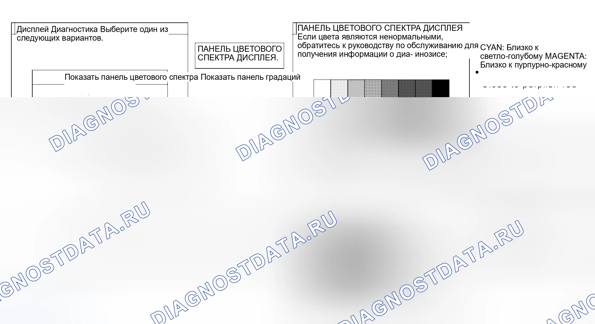 Рис. 16: ДИАГНОСТИКА ДИСПЛЕЯ. Honda Mobilio Spike I
