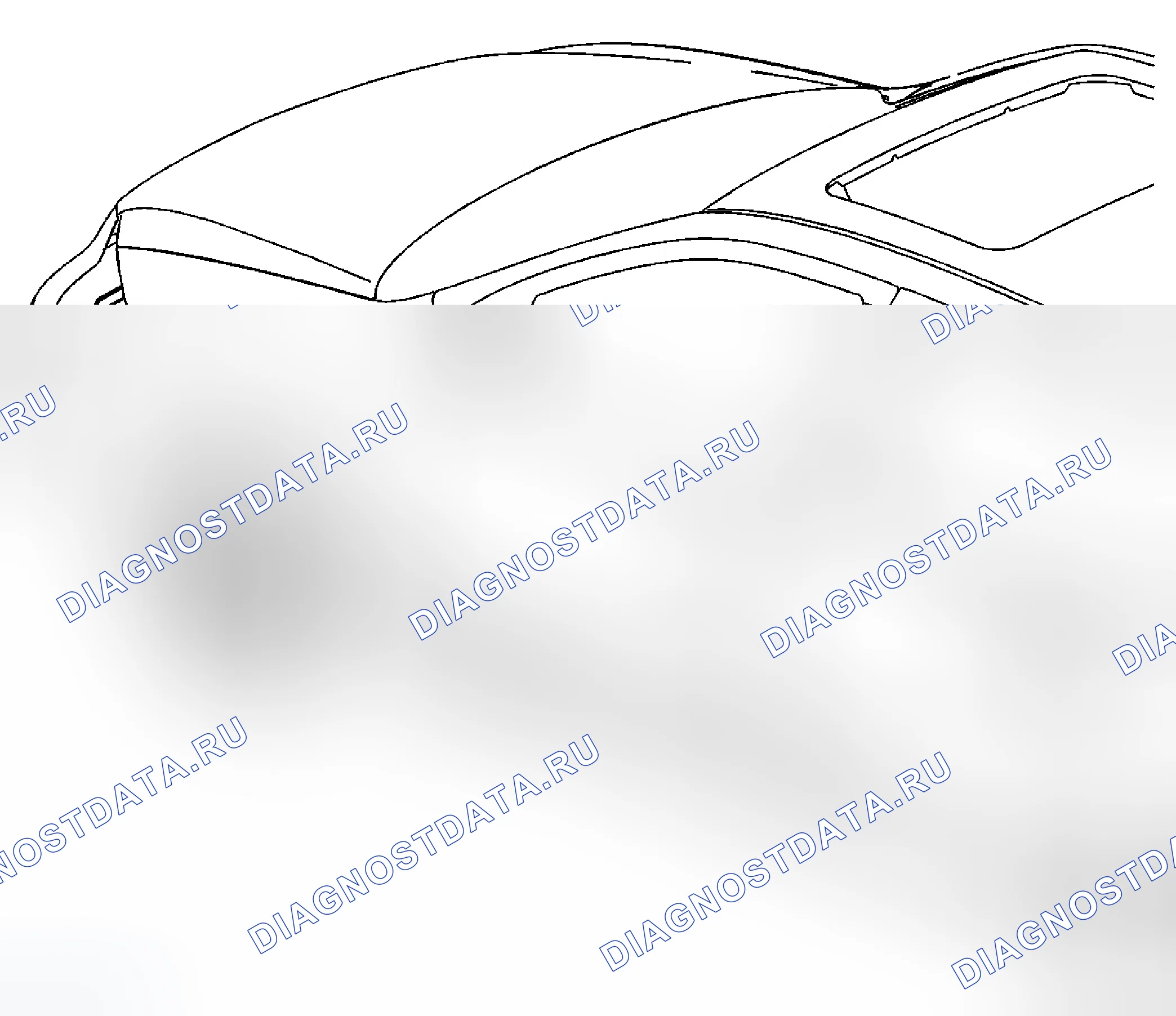 Рис. 24: Замена формовки - сторона кузова (четыре двери). Chevrolet Cobalt I