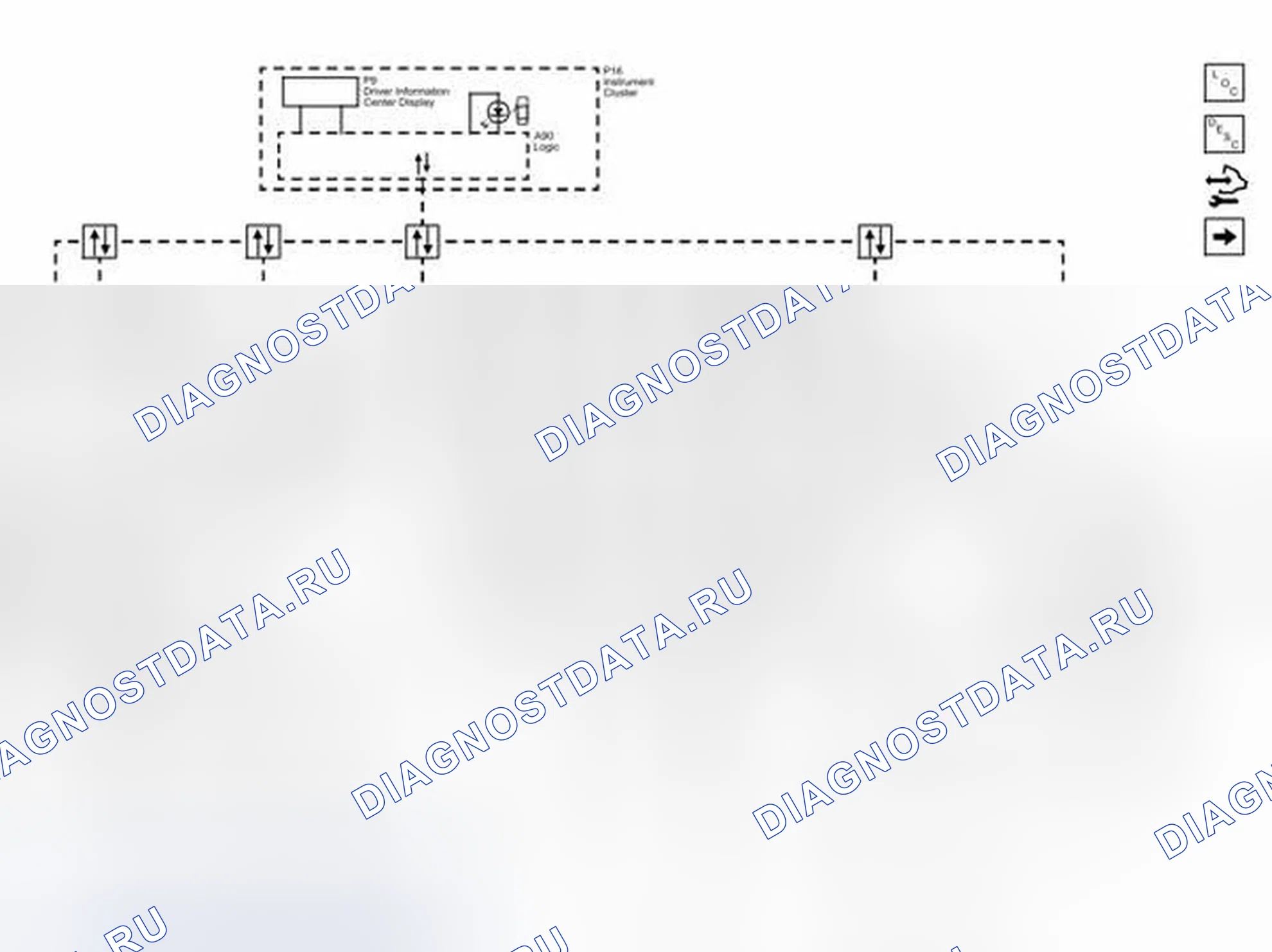 Рис. 10: Переключатели и индикатор Ajar. Buick Encore I