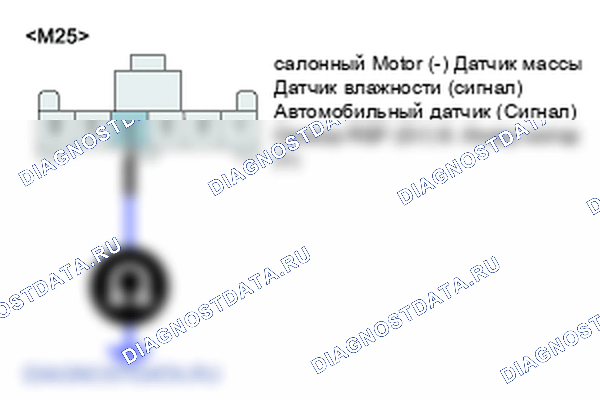 B1233: Короткое замыкание датчика температуры в автомобиле (низкий уровень). Hyundai Santa Fe CM