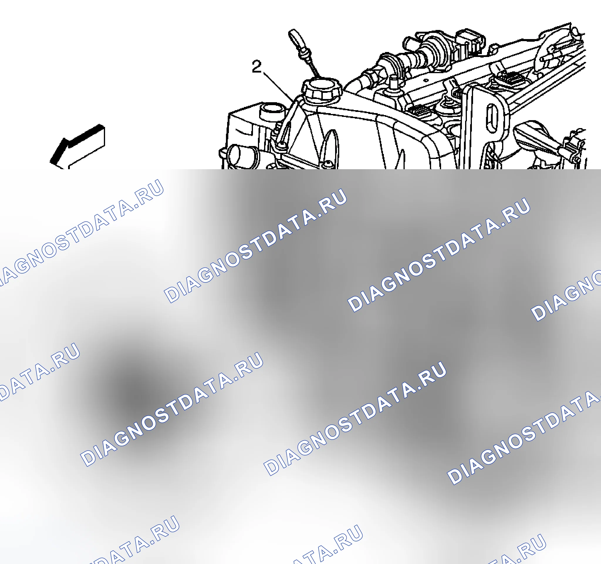 Рис. 2: Виды компонентов системы охлаждения. Chevrolet TrailBlazer I рестайлинг