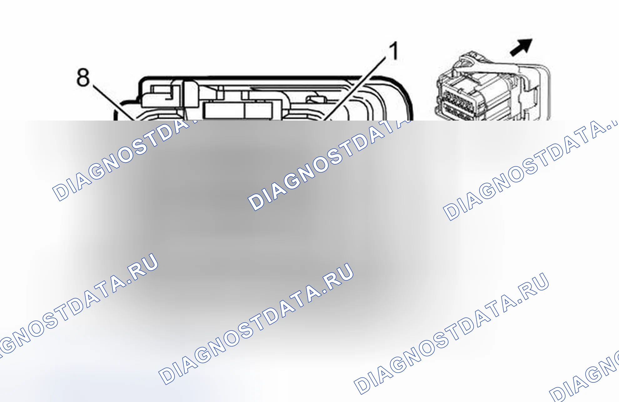 Рис. 246: K36 Надувной модуль X1 для измерения и диагностики. Chevrolet Captiva I рестайлинг 2