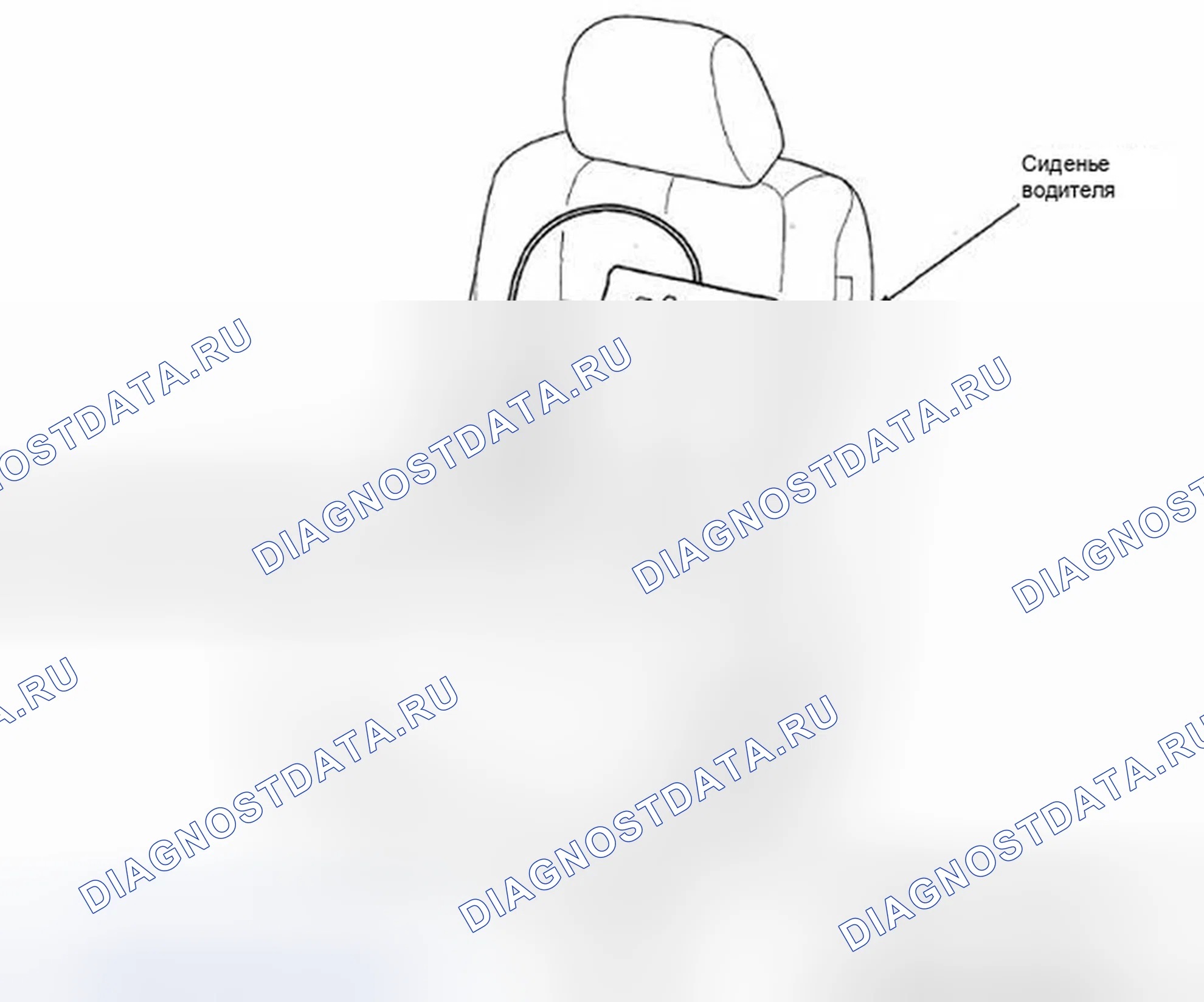 Рис. 128: Указатель расположения компонентов. Honda Crosstour I