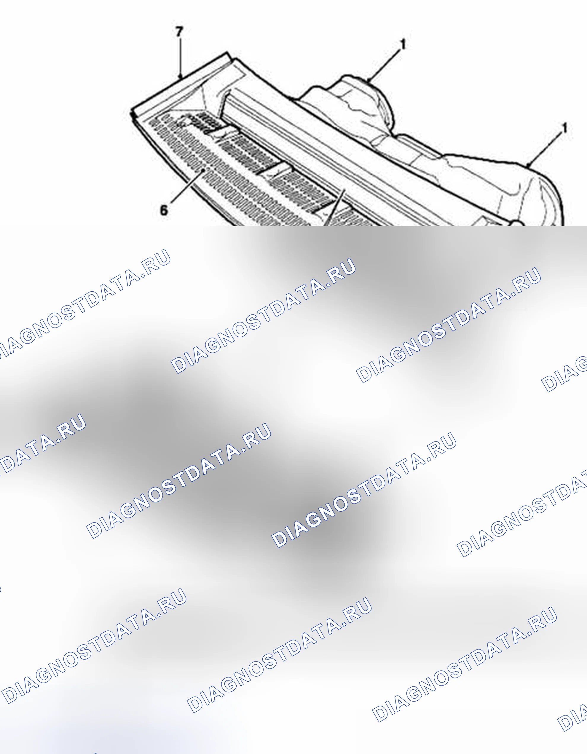 Рис. 63: Корпус воздухозаборника. Land Rover Range Rover L322