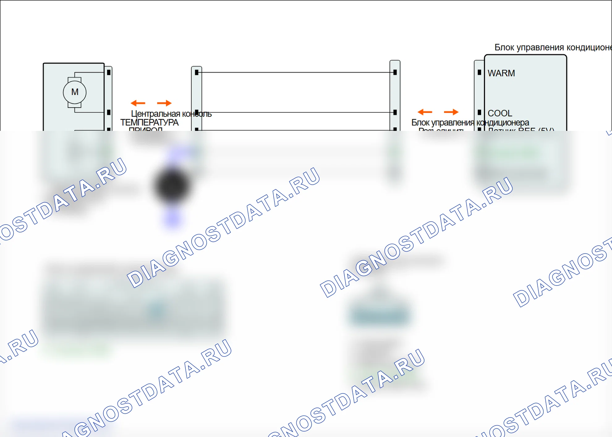 B1276: Потенциометр воздушной смеси VENT короткий (высокий) консоль. Hyundai Genesis BH