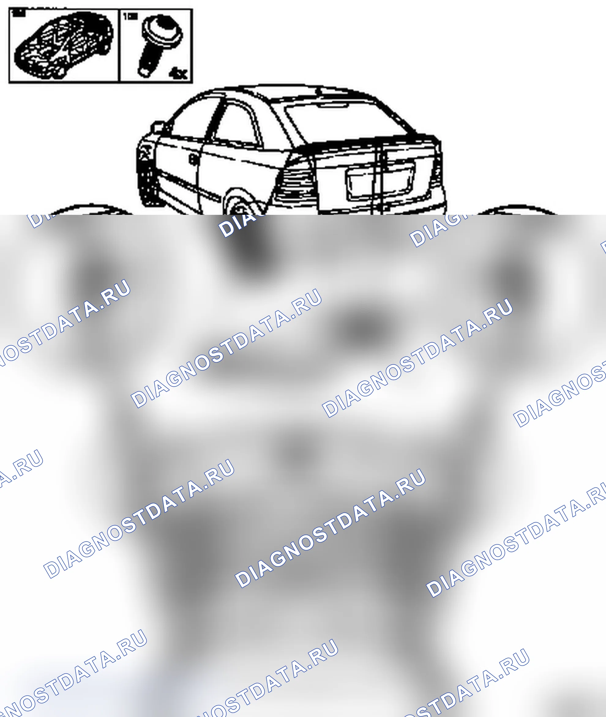Демонтаж и монтаж заднего спойлера (ECO). Opel Astra G