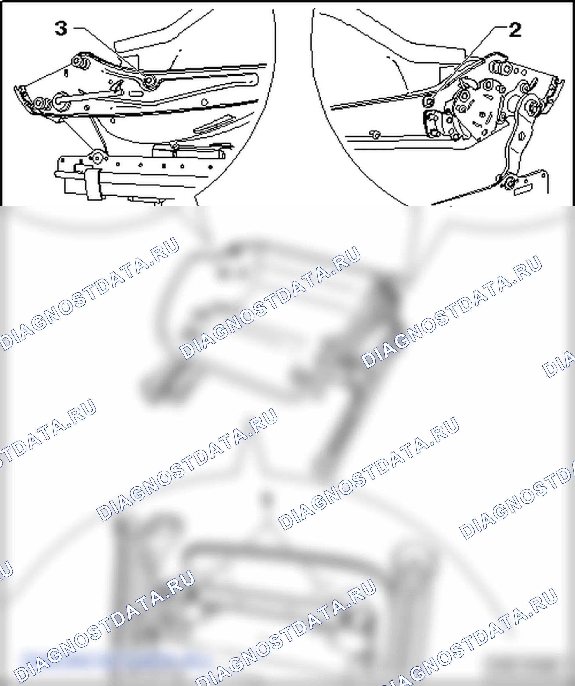 Передние сиденья. Volkswagen Golf Mk5