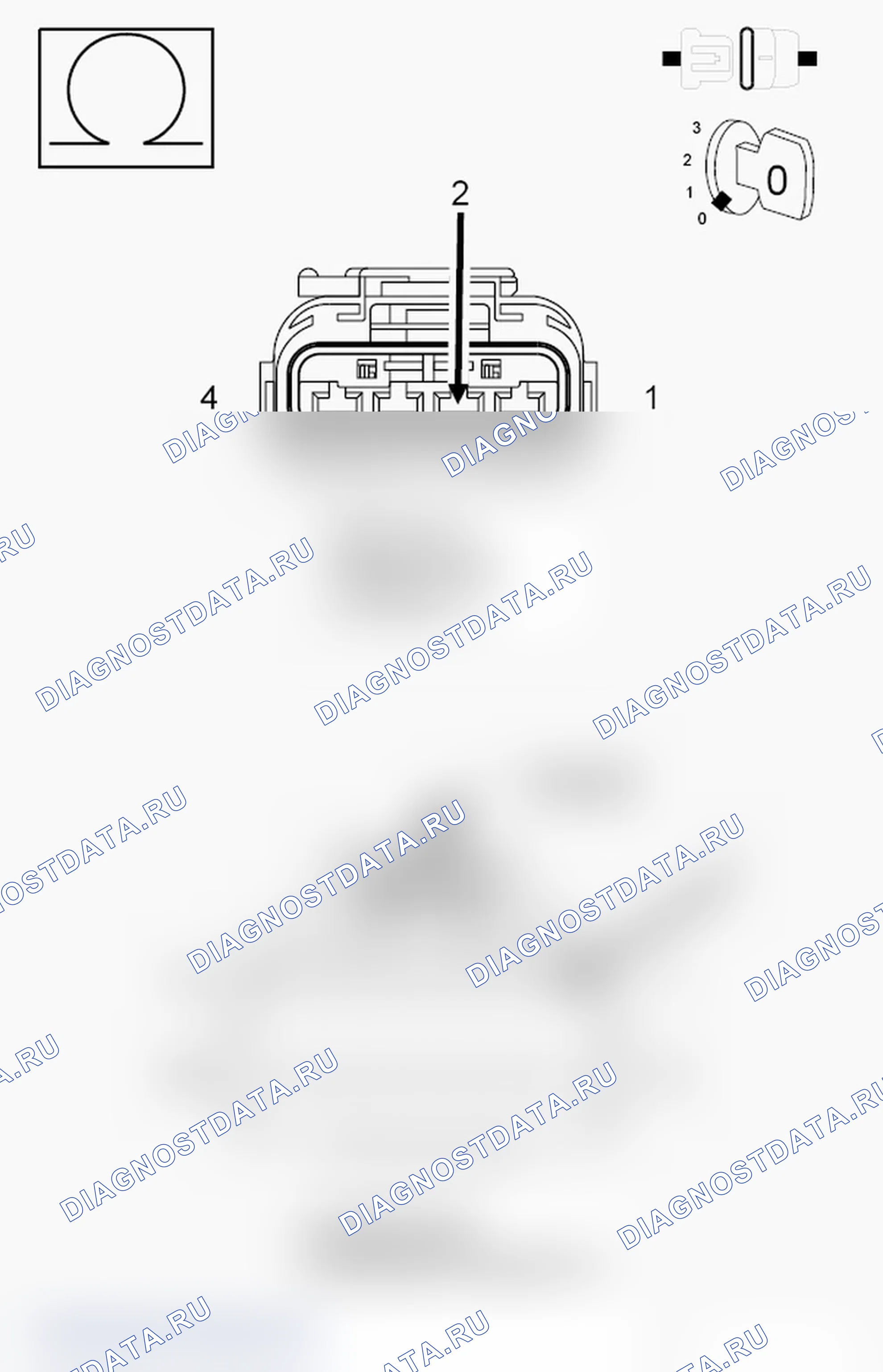 Рис. 412: ДИАГНОСТИЧЕСКИЙ ТЕСТ. Jeep Grand Cherokee WK2