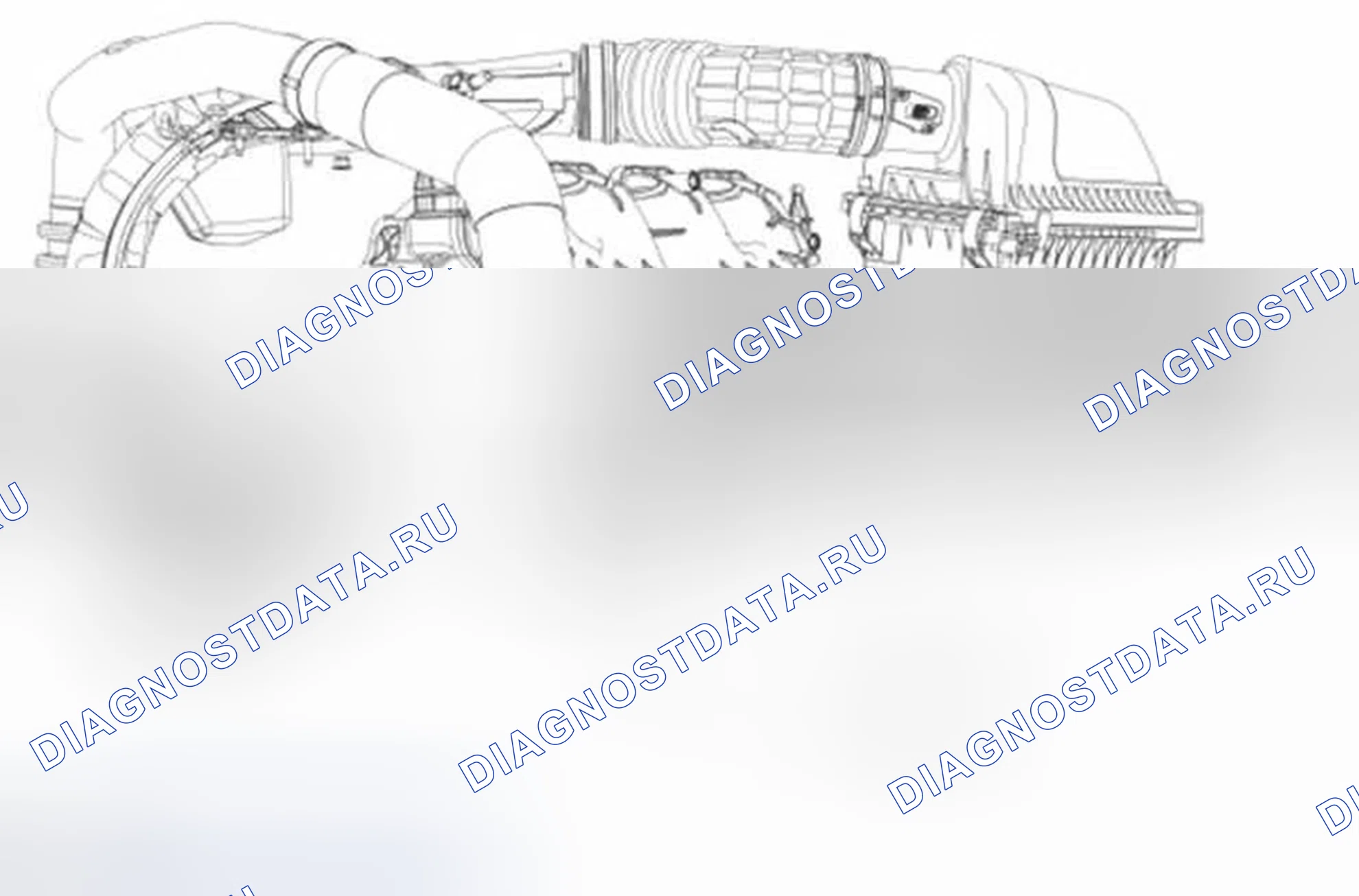 Рис. 94: Система турбонагнетателя. Ford Edge I рестайлинг