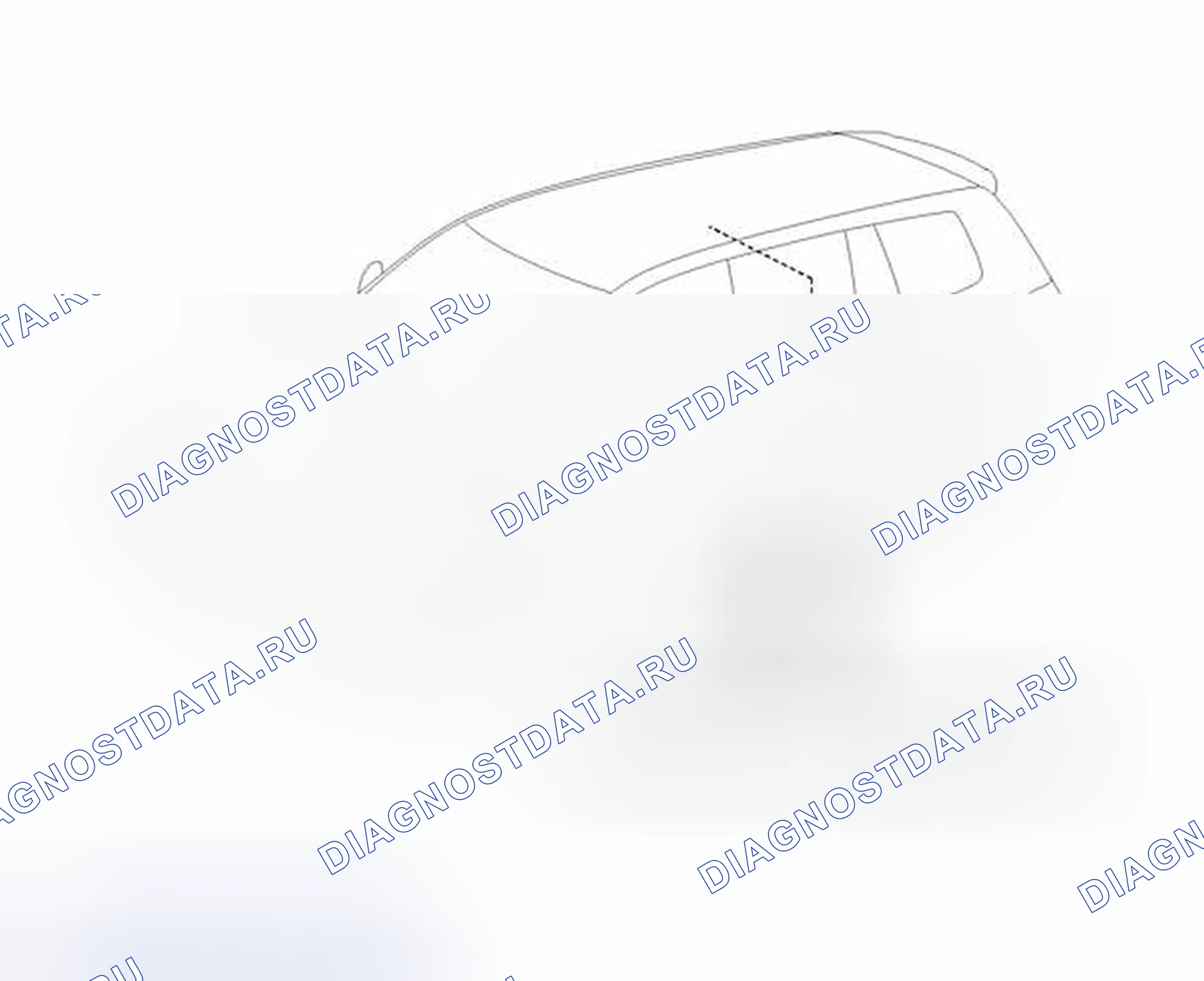 Рис. 258: ИЛЛЮСТРАЦИЯ. Toyota Highlander II рестайлинг
