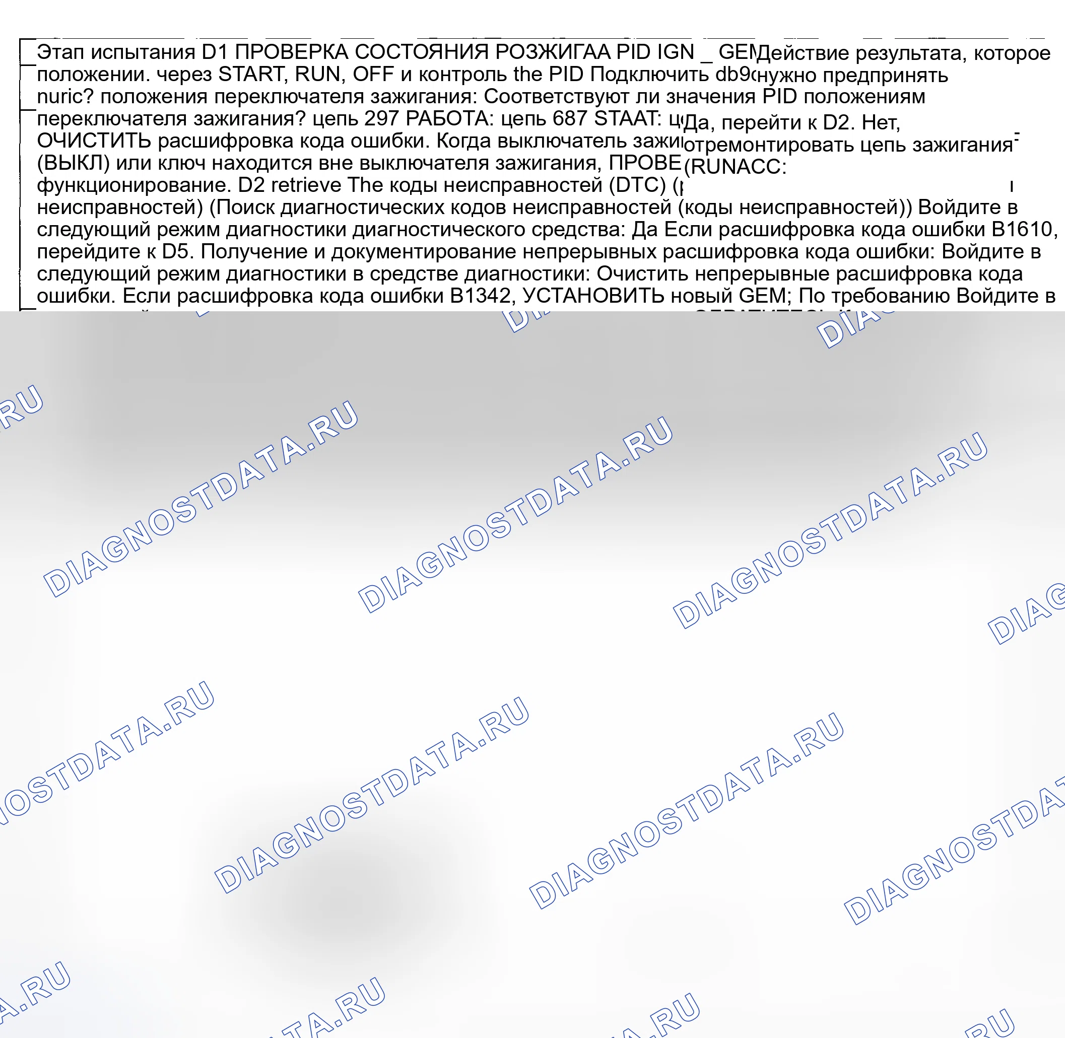 Рис. 14: ТОЧЕЧНОЕ ИСПЫТАНИЕ D: ВХОД С ПОДСВЕТКОЙ НЕ РАБОТАЕТ ПРИ ИСПОЛЬЗОВАНИИ УДАЛЕННОГО ПЕРЕДАТЧИКА. Ford Pickup F250 Super Duty I