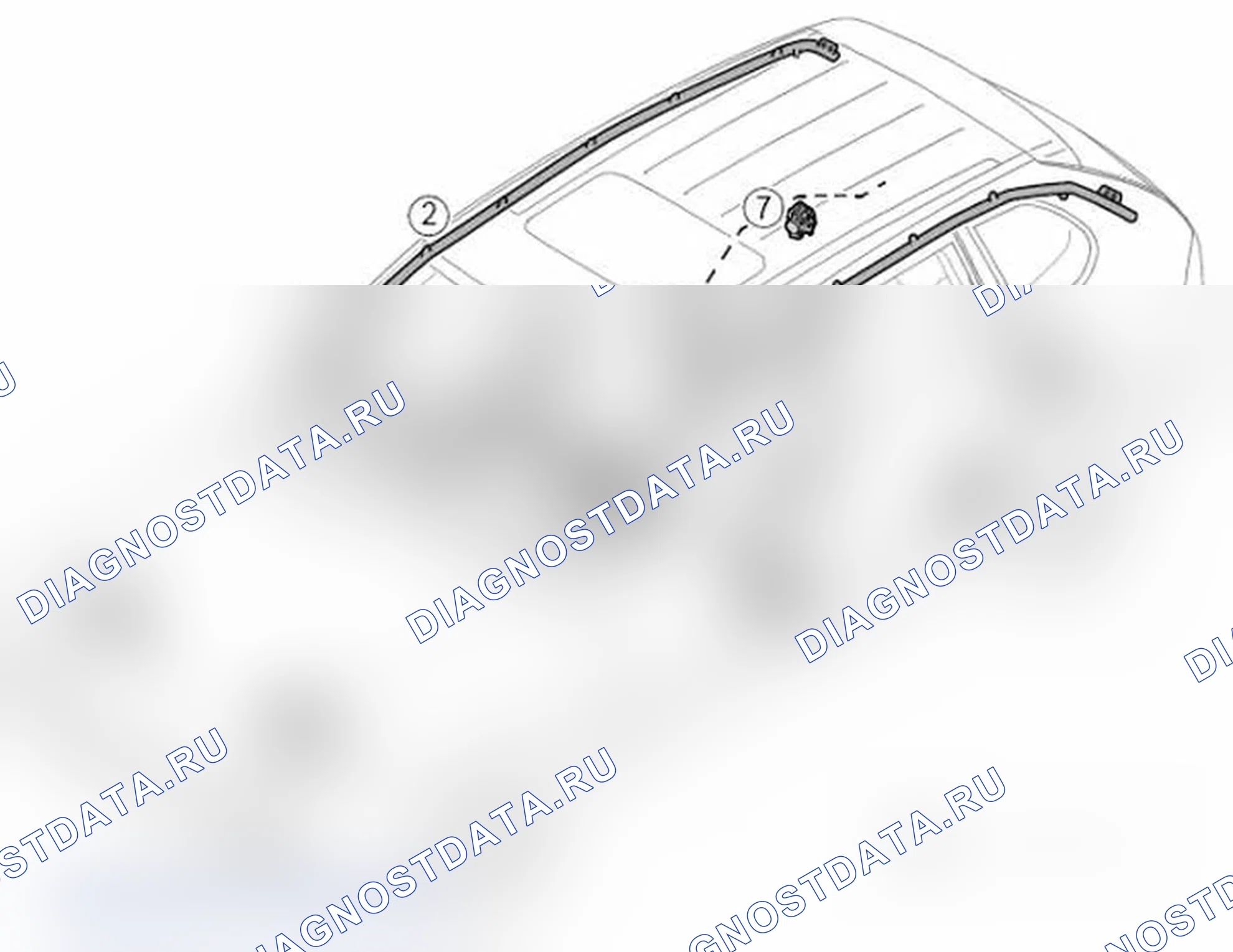 Рис. 165: Компоновка компонентов, подушка безопасности. Porsche Cayenne Turbo I