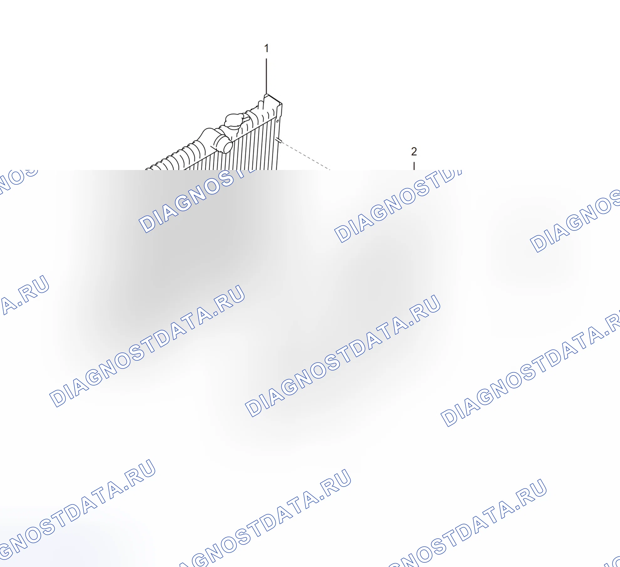 Схема расположения вентилятора радиатора — Great Wall Wingle-7. Great-Wall Wingle 7 I
