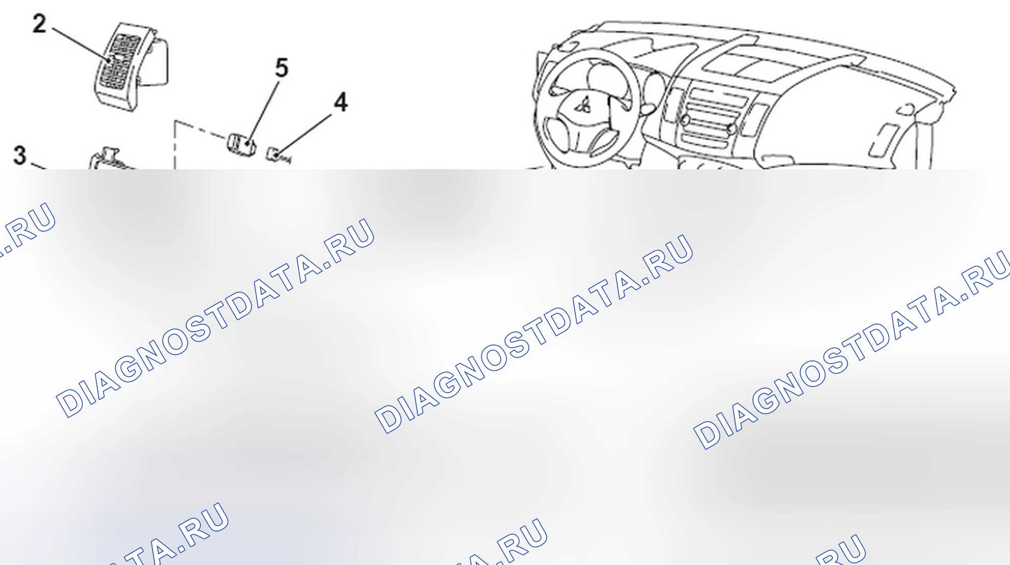 Рис. 90: ДЕМОНТАЖ И МОНТАЖ. Mitsubishi Lancer Ralliart X рестайлинг