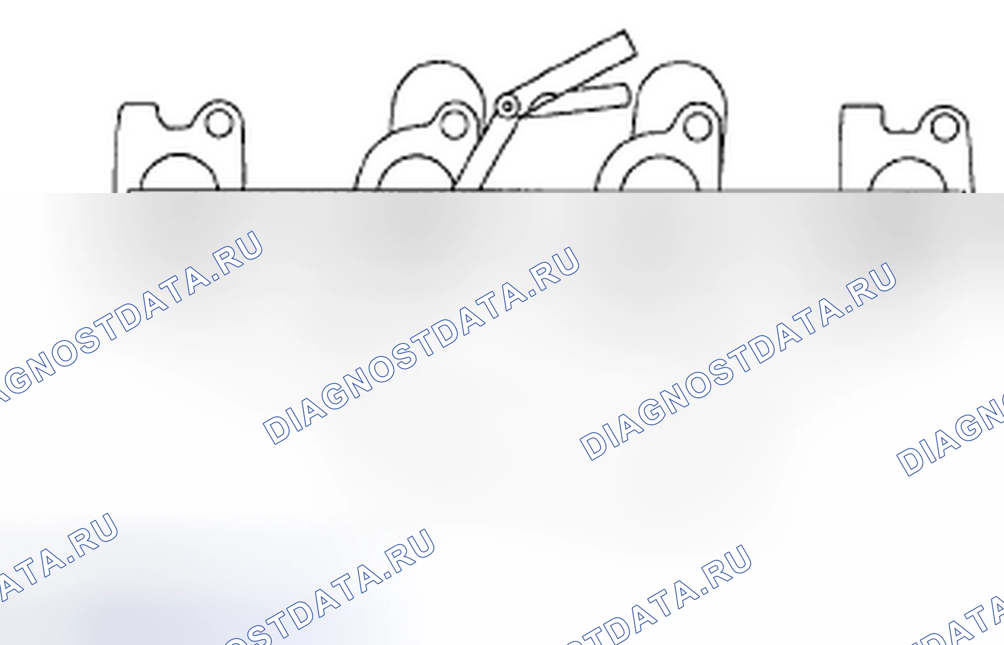 Рис. 5: ОСМОТР ВЫПУСКНОГО КОЛЛЕКТОРА. Mazda Tribute II