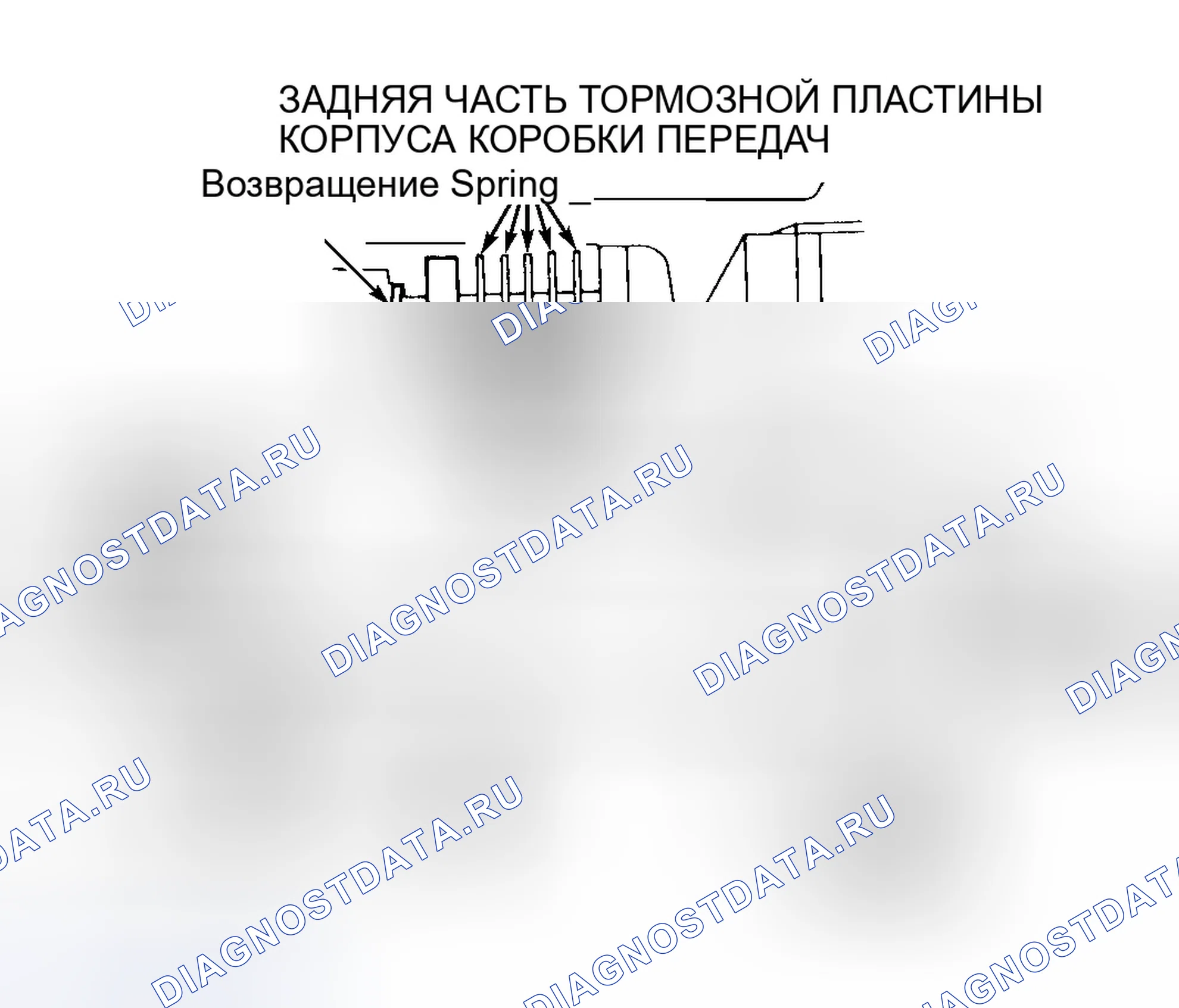 Рис. 35: КОРПУС КЛАПАНА В СБОРЕ И ВНУТРЕННИЕ КОМПОНЕНТЫ. Hyundai Sonata II