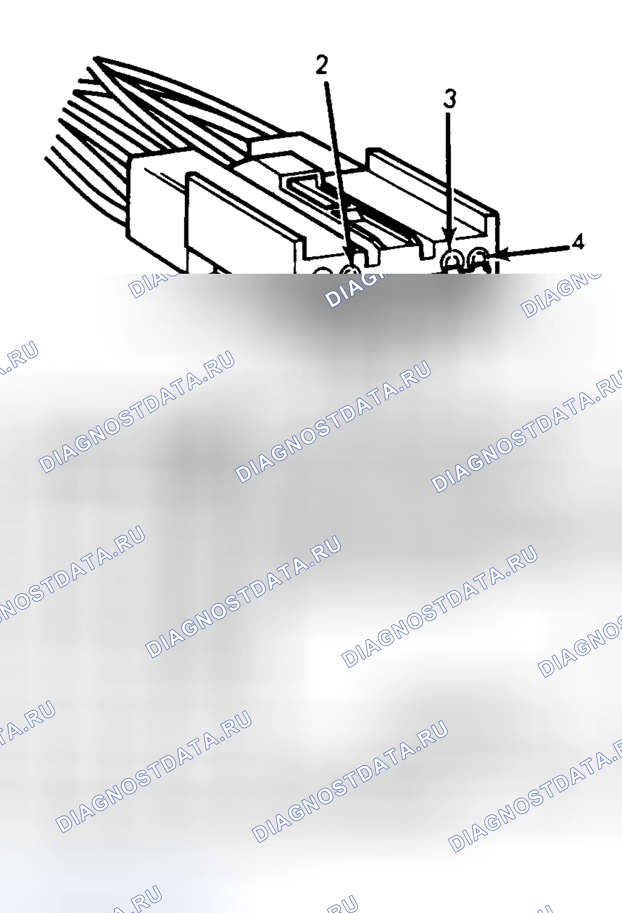 Рис. 18: Разъем 10-контакт. Ford Cab & Chassis F350 