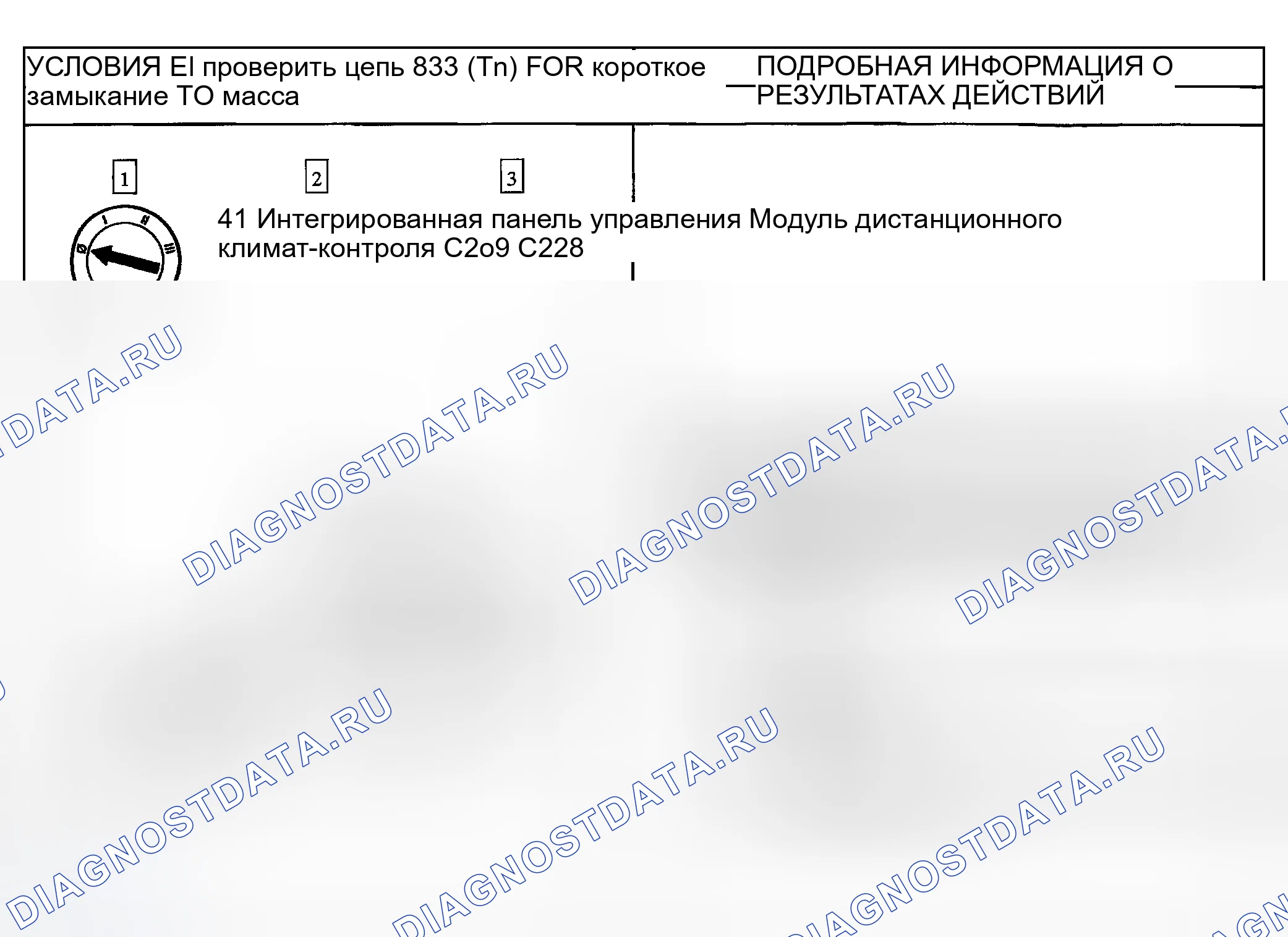 Рис. 29: диагностический тест E: расшифровка кода ошибки U2005 - ошибка связи ACP между интегрированной панелью управления и удаленным интерфейсом командной строки. Hyundai Pony I