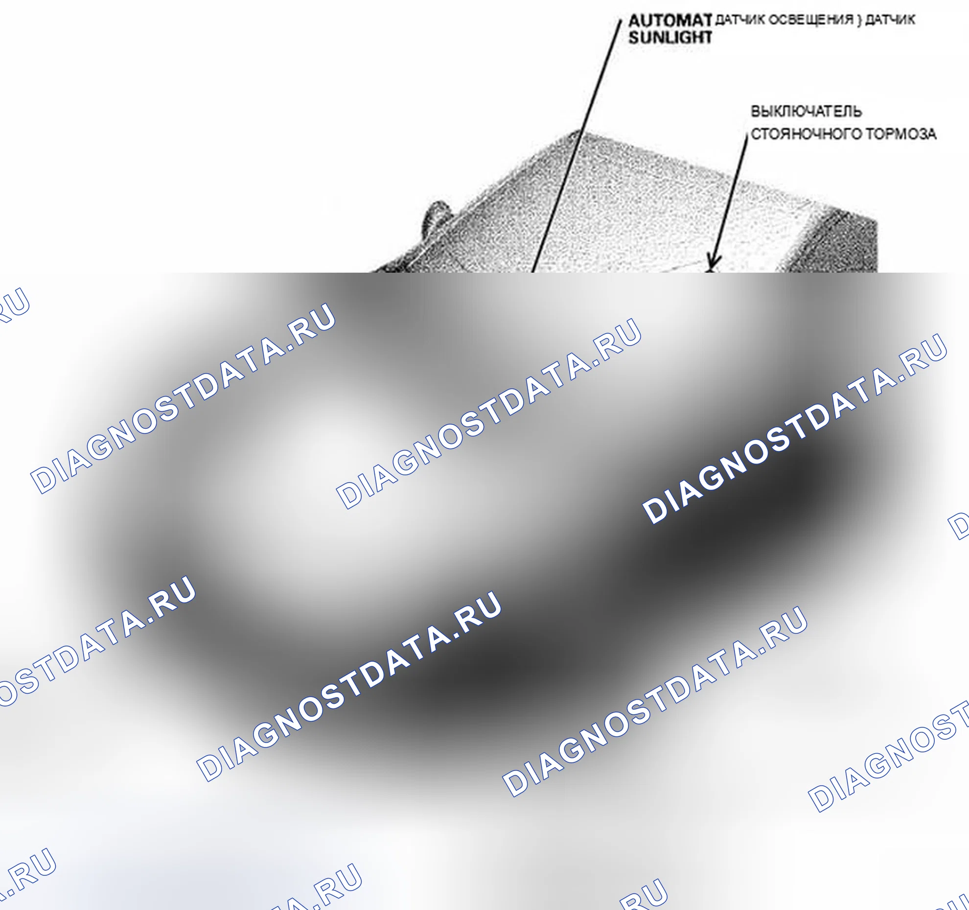 Рис. 1: Указатель расположения компонентов. Acura TSX II