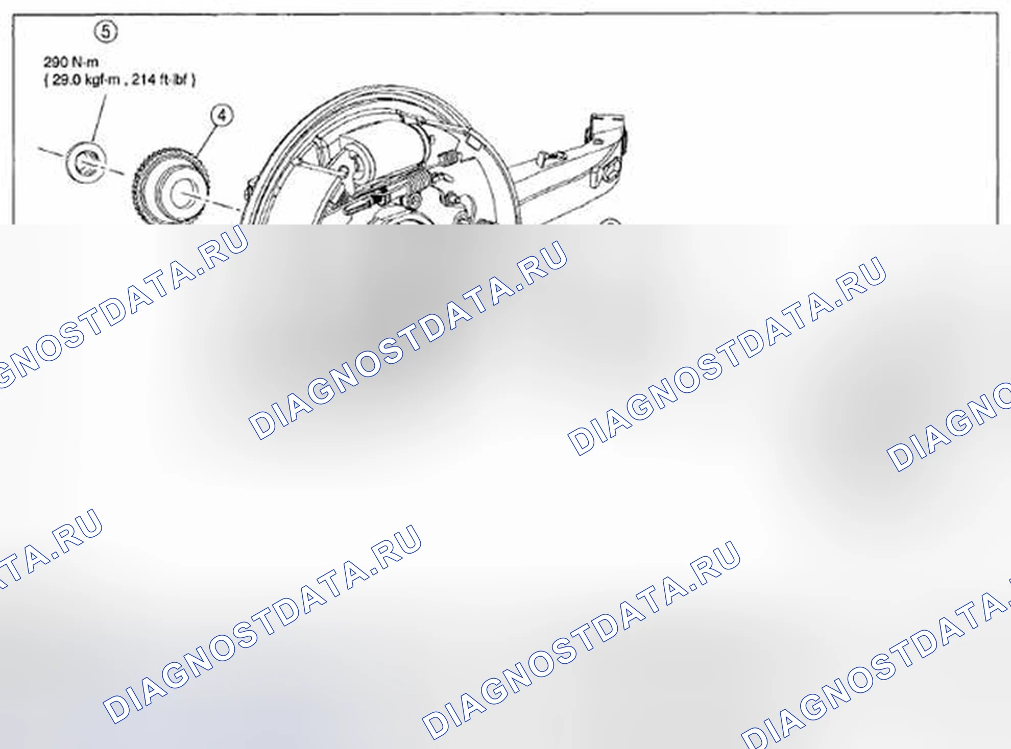 Рис. 15: Демонтаж. Mazda Tribute II