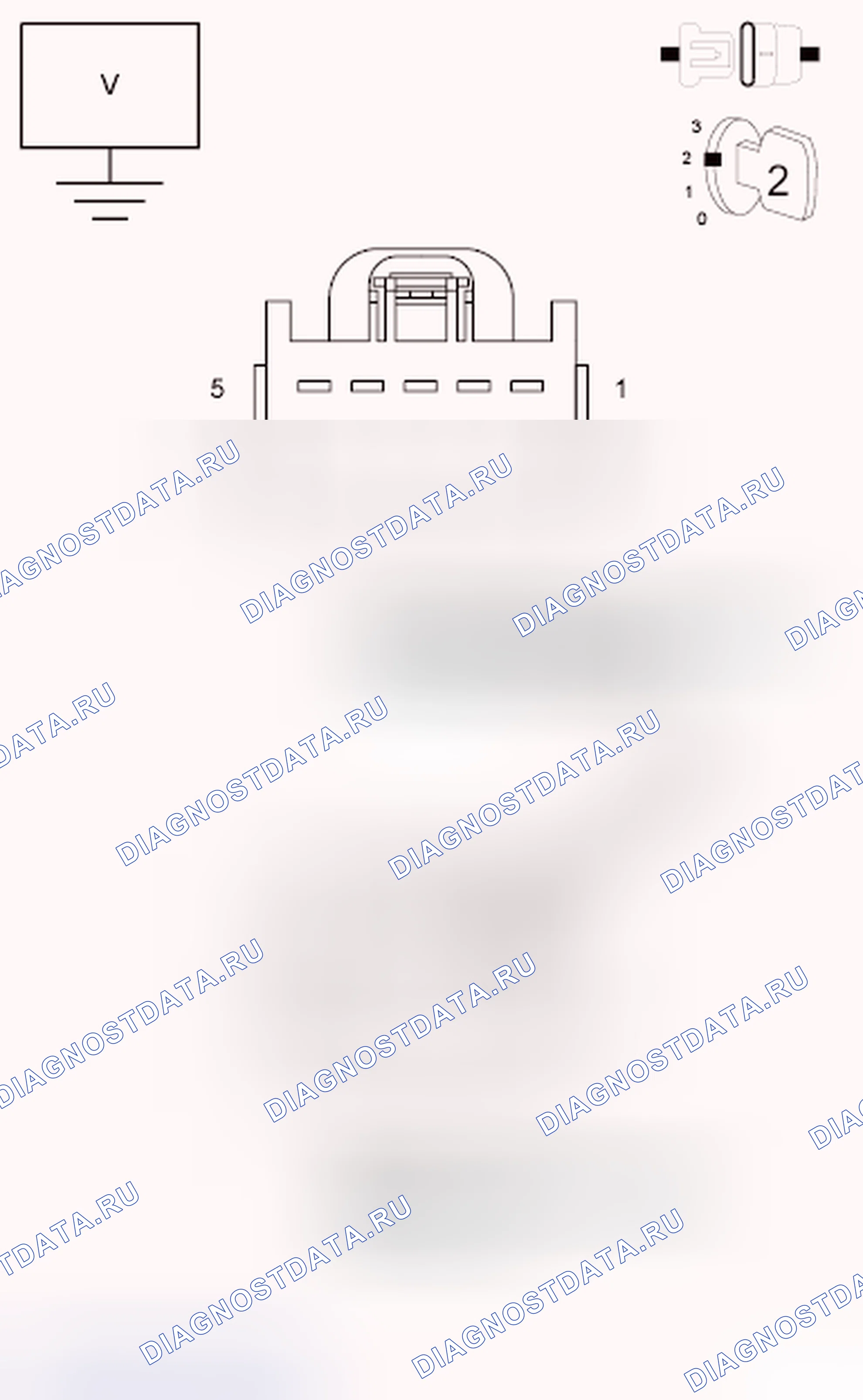 Рис. 247: ДИАГНОСТИЧЕСКИЙ ТЕСТ. Dodge Grand Caravan V