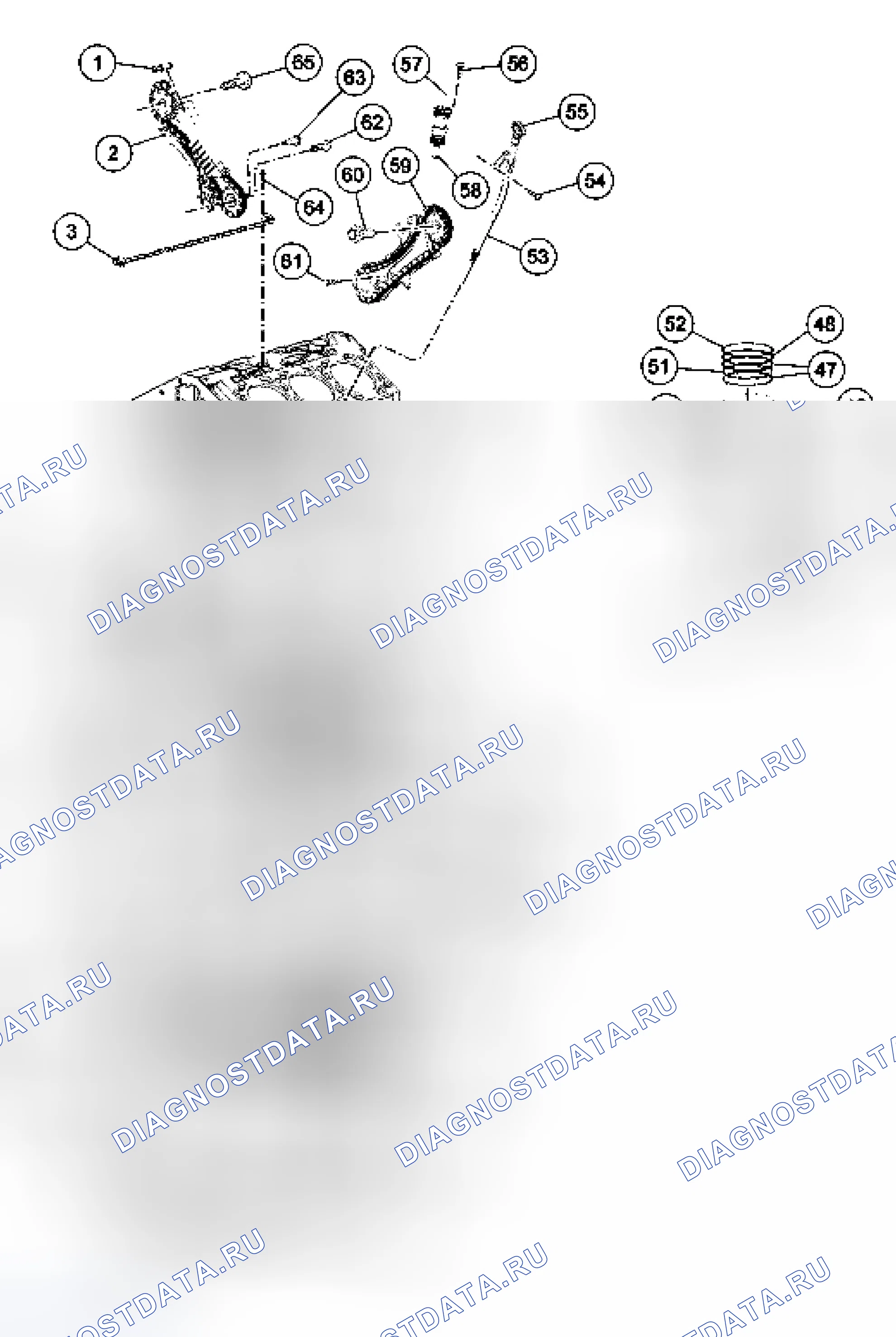 Рис. 774: Нижние компоненты - 4.0L SOHC двигатель. Ford Ranger I