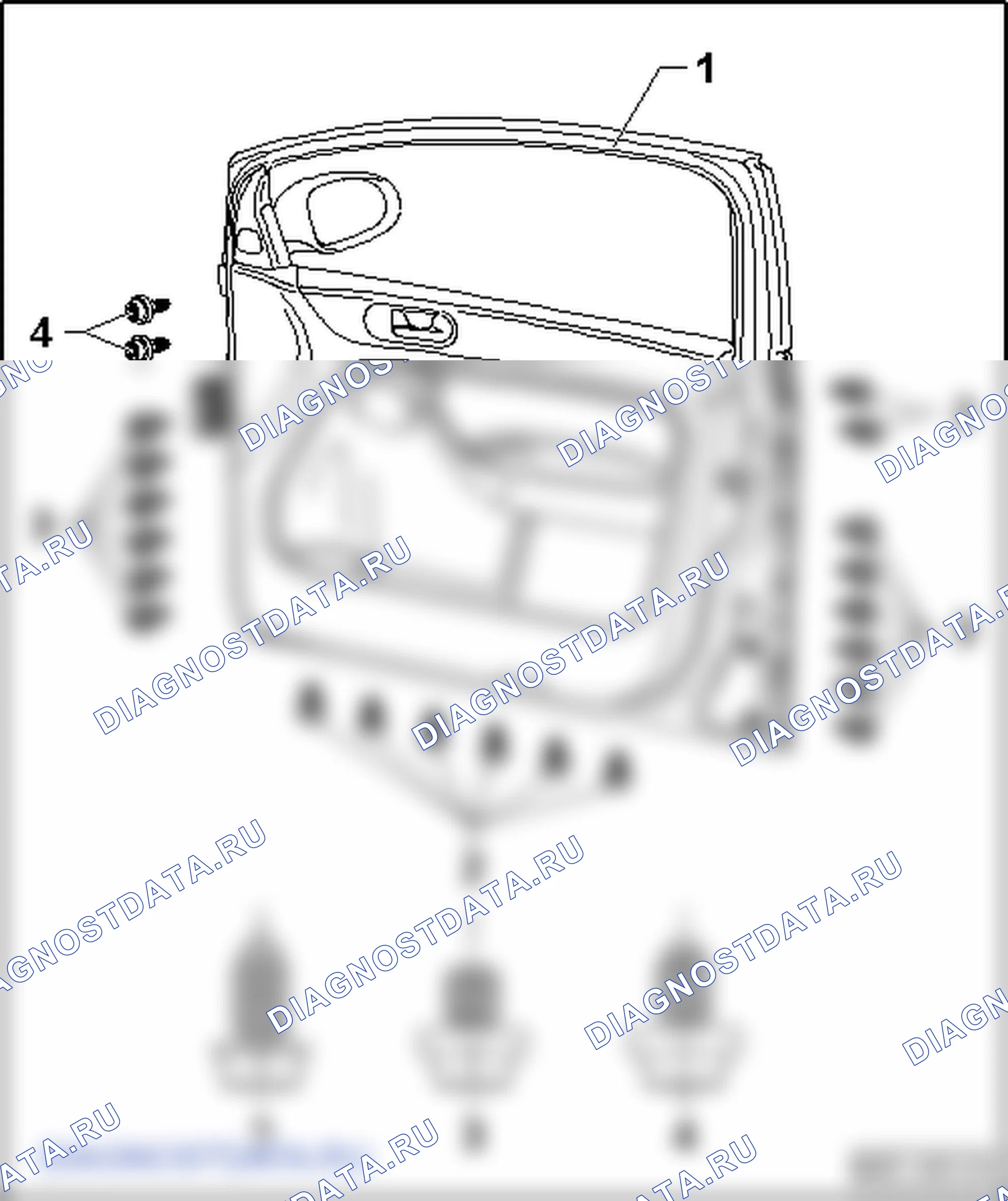 Передняя дверь. Volkswagen Golf Plus I