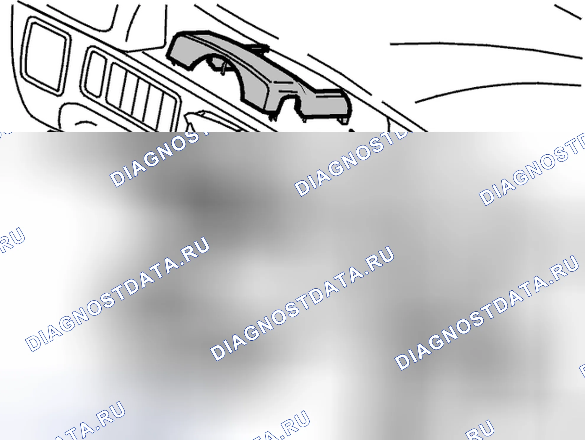 Рис. 98: Снятие крышек рулевой колонки. Volvo C70 I