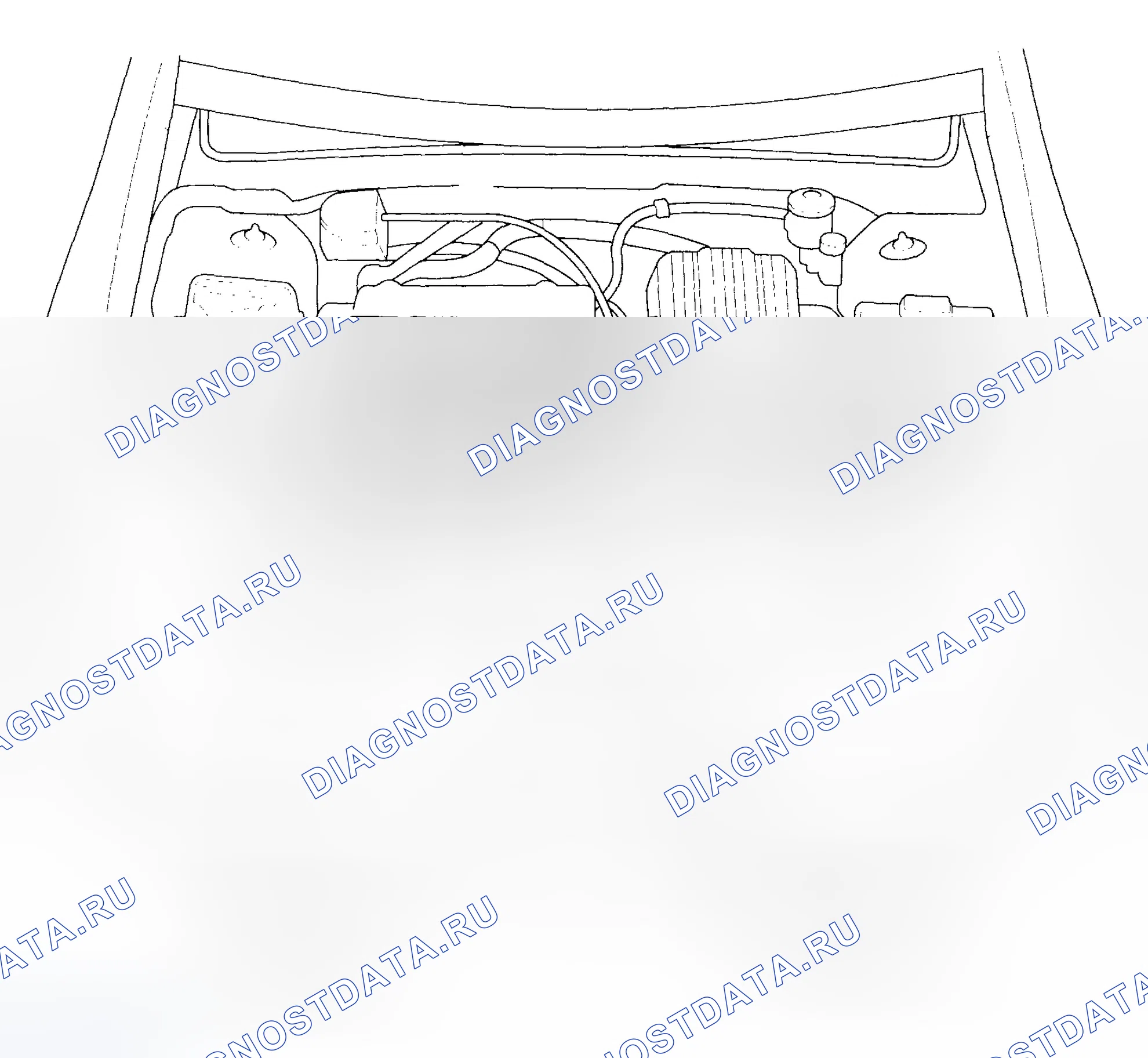 Рис. 17: Указатель расположения компонентов. Honda Civic VII рестайлинг