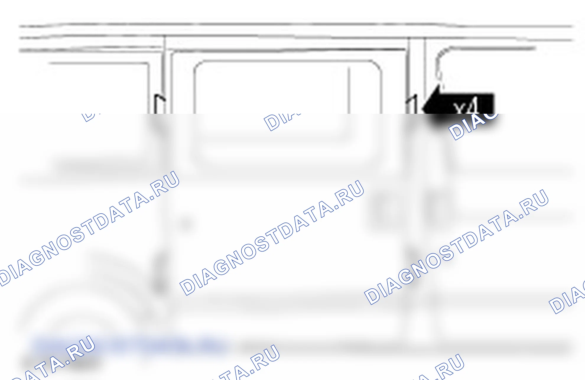 Как снять и установить узел центрального ролика сдвижной двери. Ford Transit VII