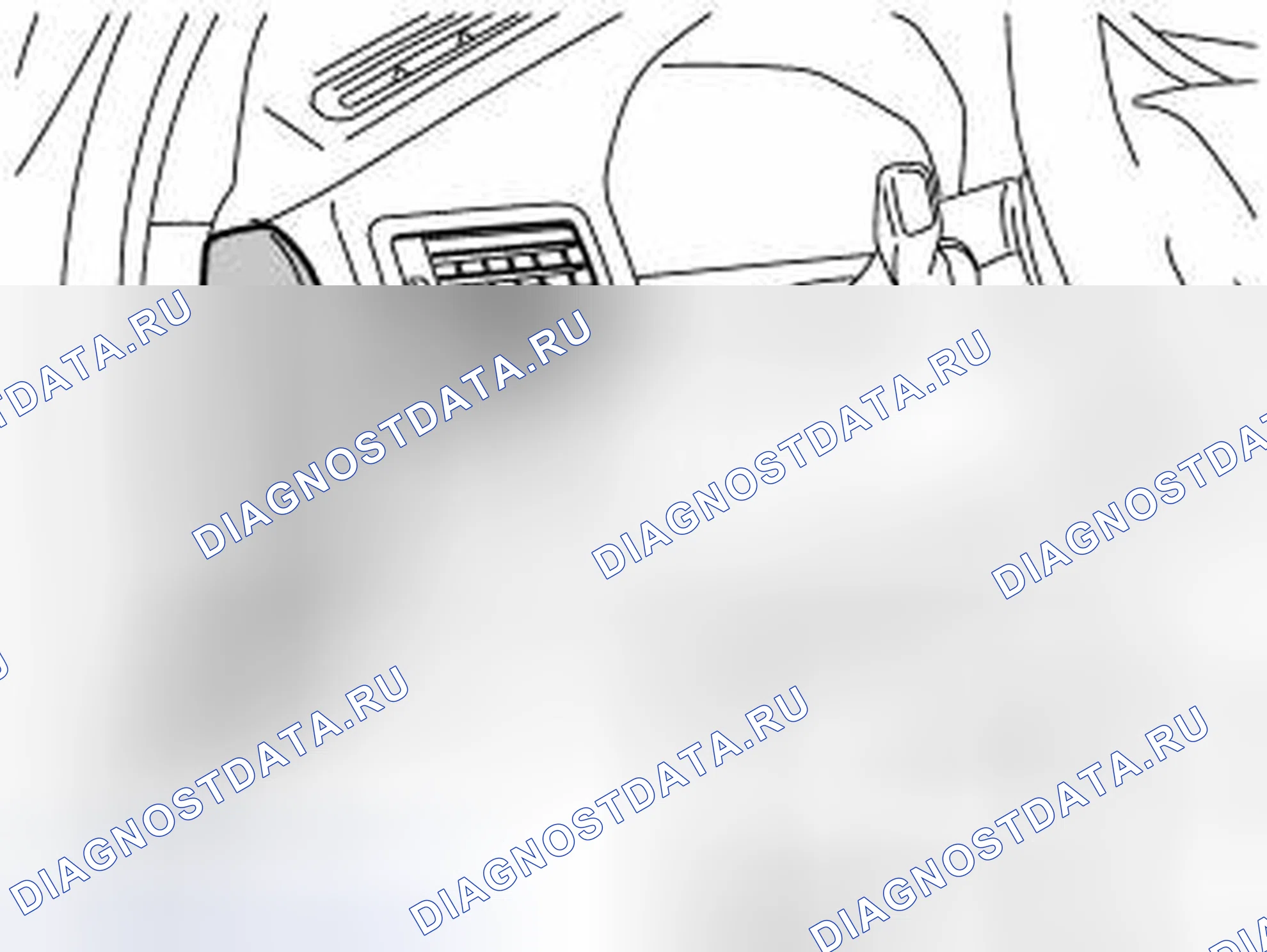 Рис. 238: УСТАНОВКА ЛЕВОЙ ОБРЕЗНОЙ ПАНЕЛИ. Volvo XC70 II