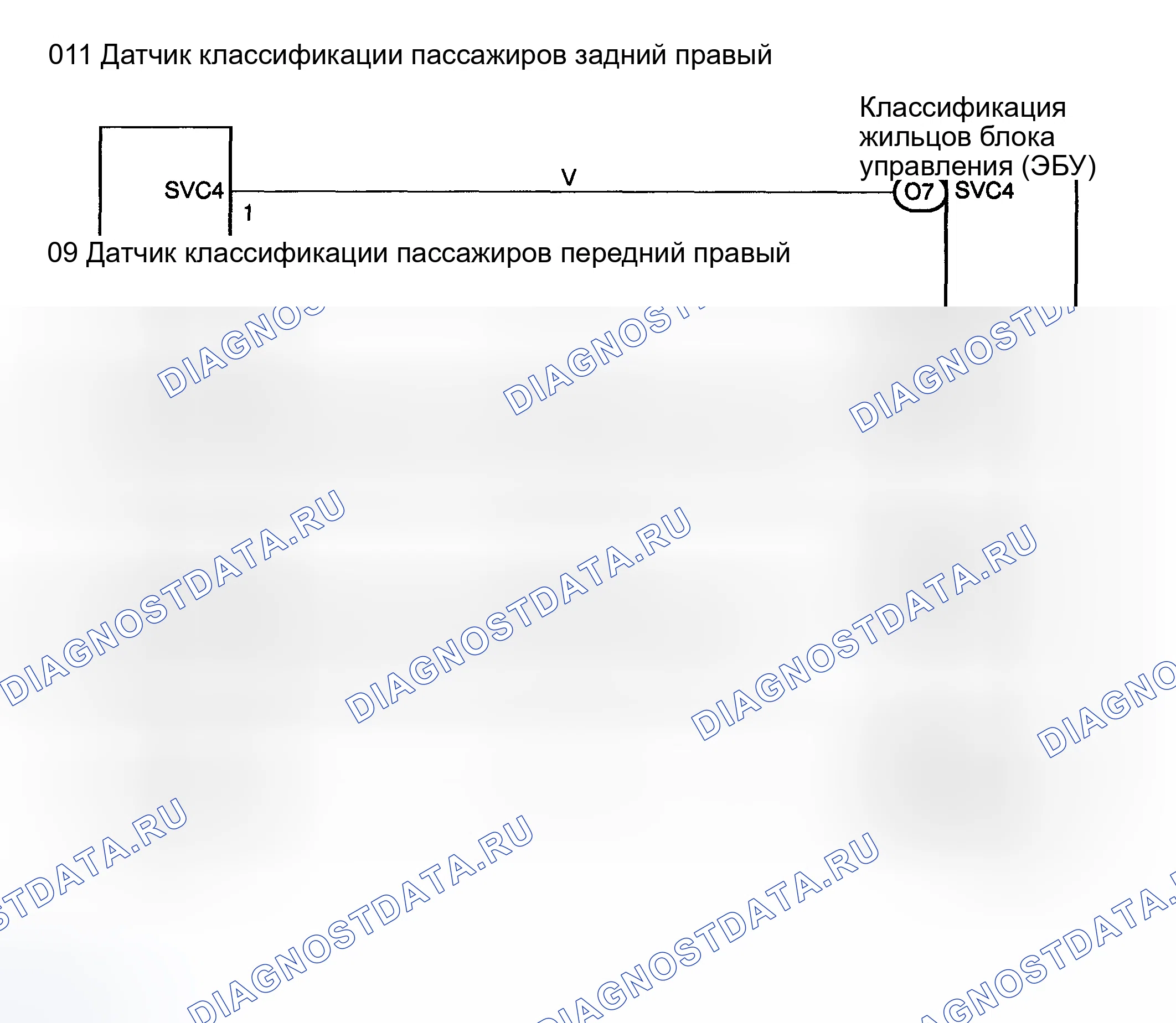 Рис. 165: электросхема. Toyota Highlander I рестайлинг